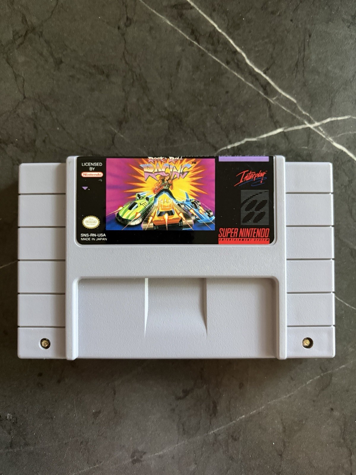 Rock n’ Roll Racing (Super Nintendo SNES) Excellent Shape & Authentic