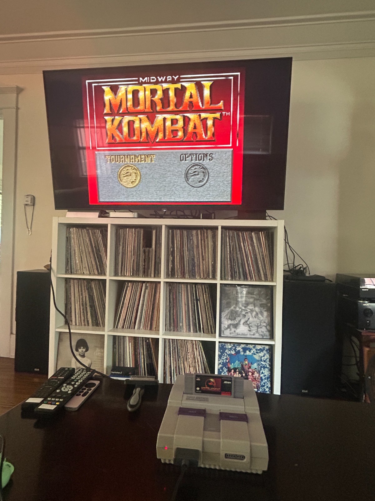 MORTAL KOMBAT SUPER NINTENDO SNES TESTED WORKING W/ PHOTO AUTHENTIC Acclaim USA