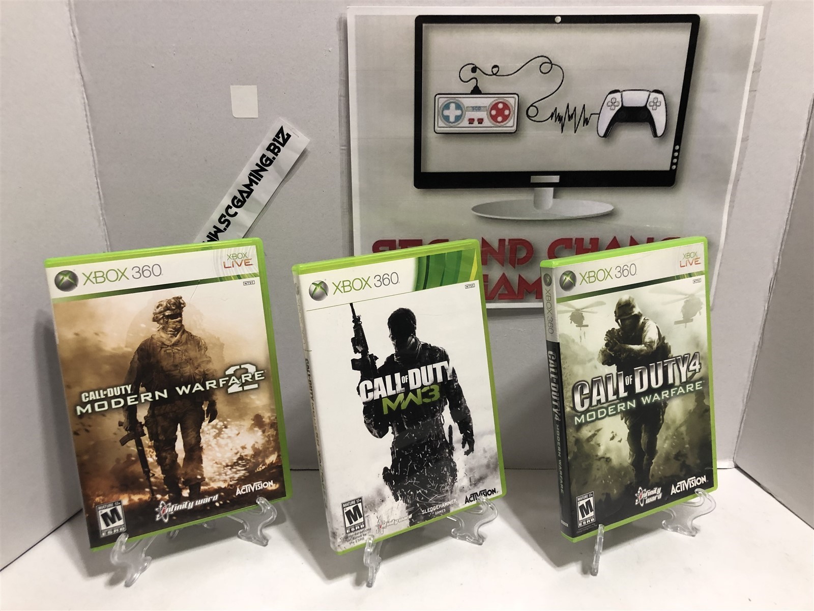 Call of Duty: Modern Warfare 2 3 and 4 (Xbox 360) Complete Tested – Free Ship