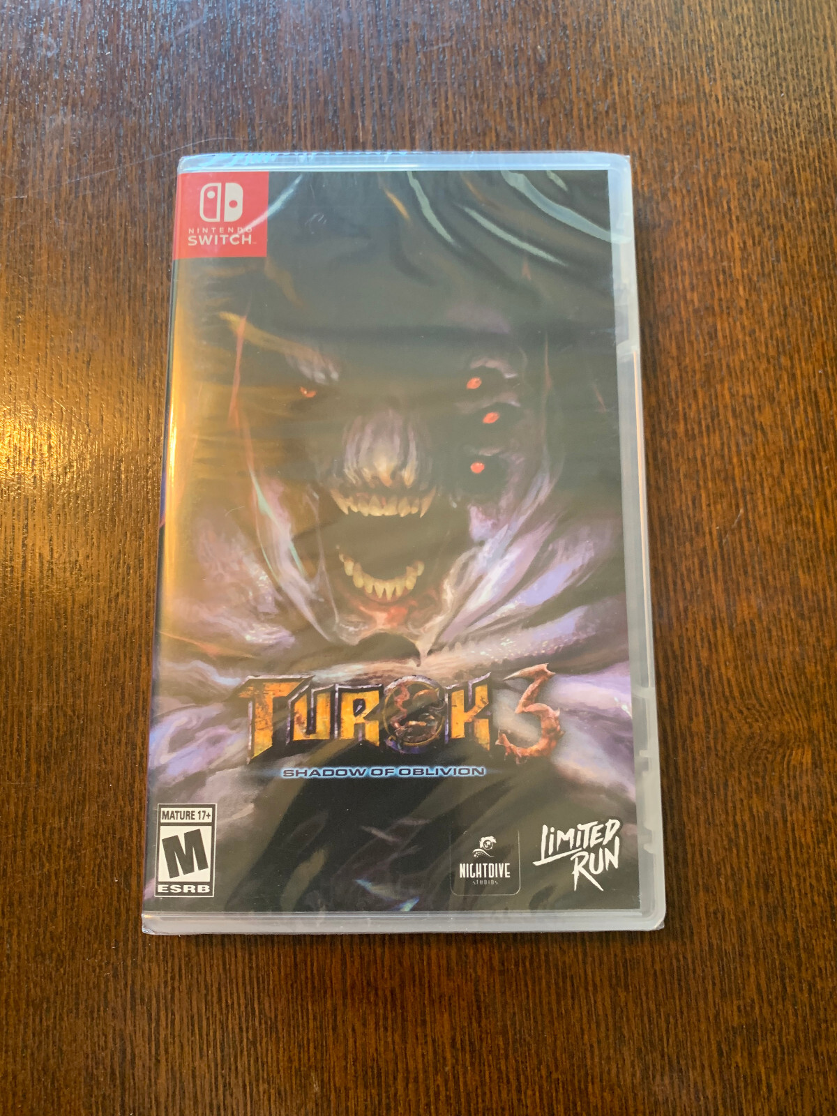 Turok 3 Shadow of Oblivion Remastered Switch Nintendo Limited Run #237