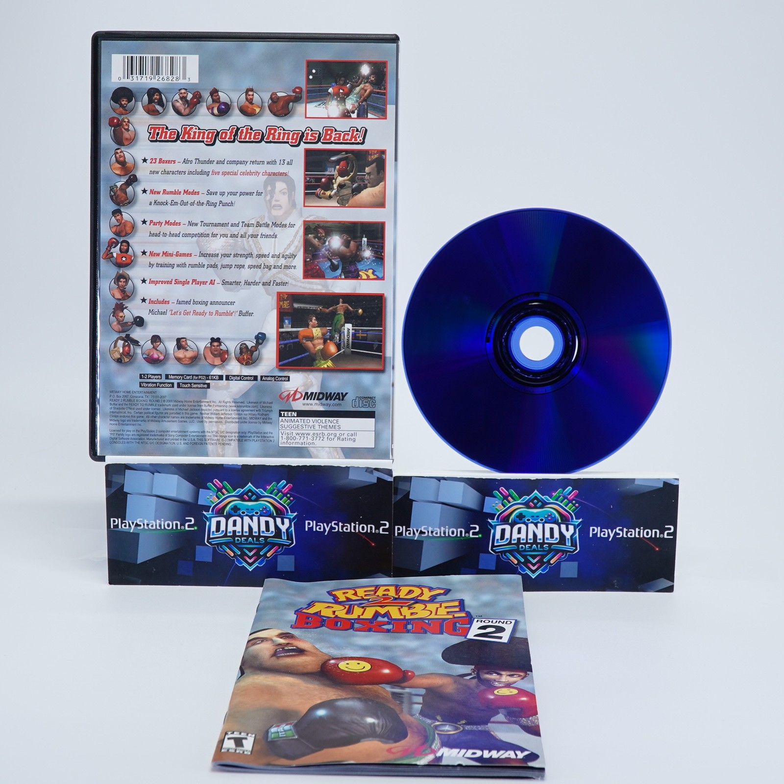 Ready 2 Rumble Boxing Round 2 PS2 CIB W/ Manual – PlayStation 2