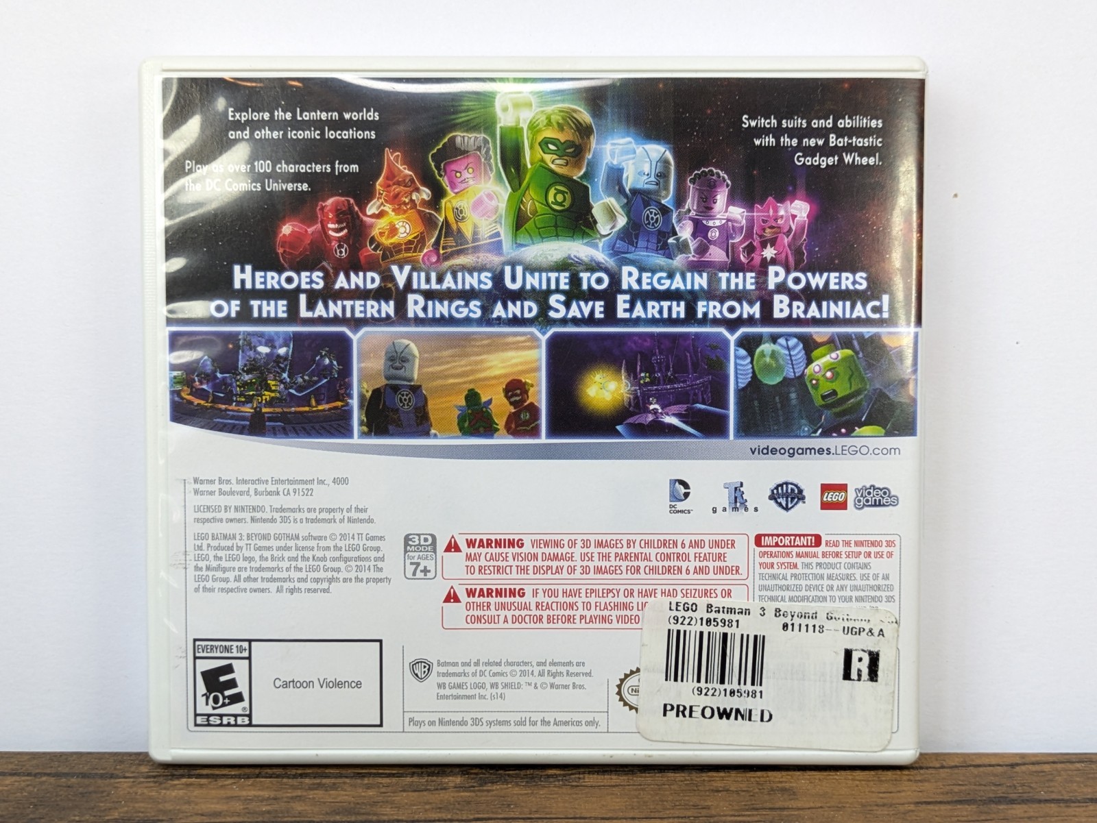 2014 Nintendo 3DS Game – LEGO Batman 3: Beyond Gotham, WB Games