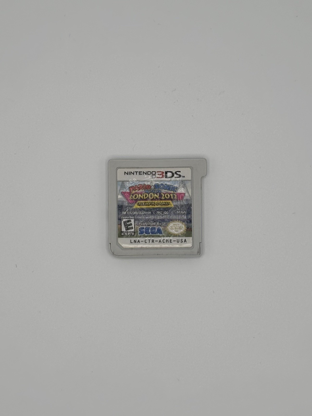 Mario Sonic at the London 2012 Olympic Games Nintendo 3ds Game Cartridge Only
