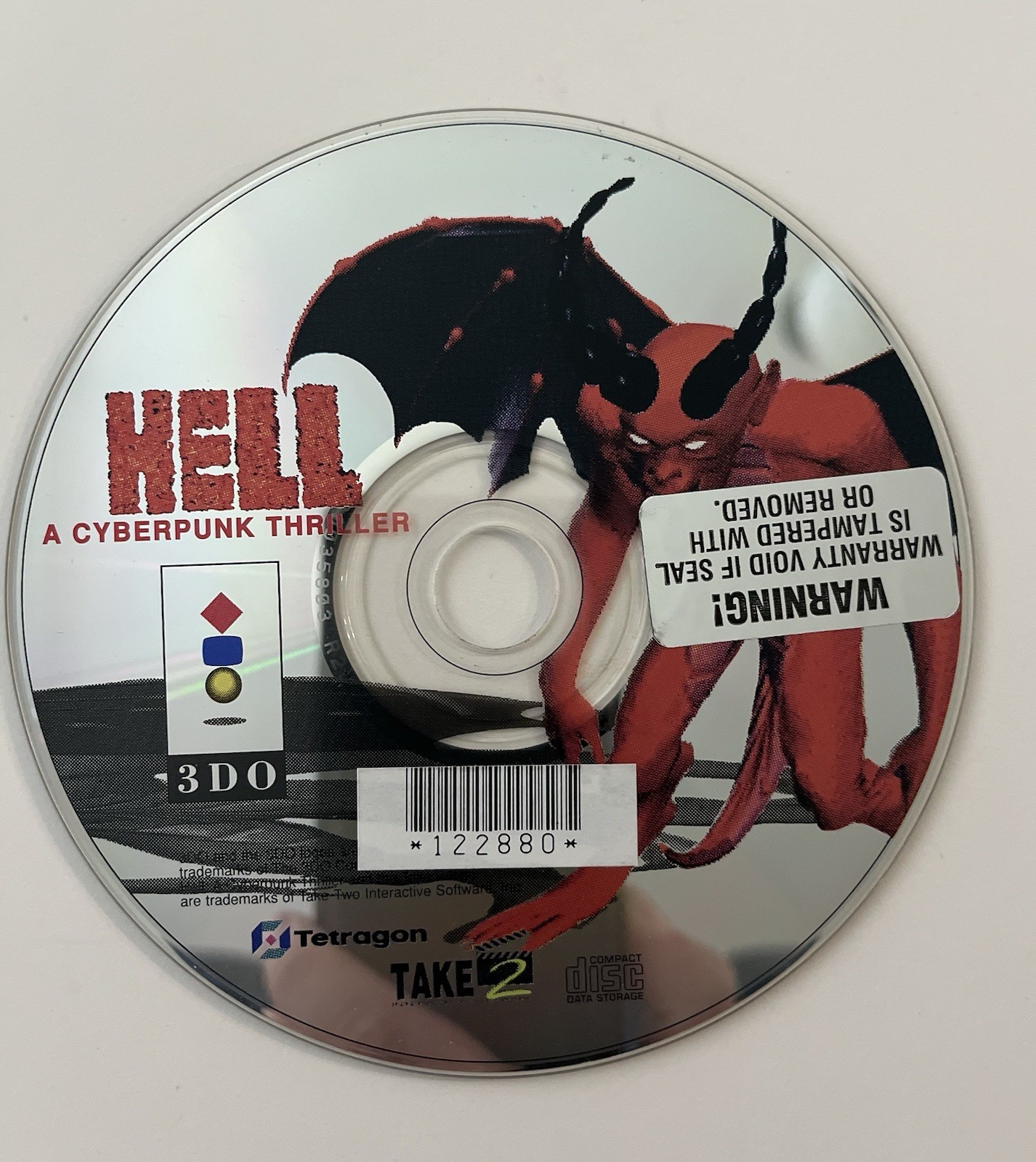 Take2 Interactive Hell: A Cyberpunk Thriller 3DO Compact Disc Video Game