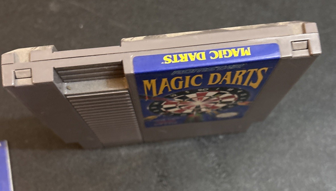 Magic Darts (Nintendo Entertainment System NES, 1991) Cartridge With Manual