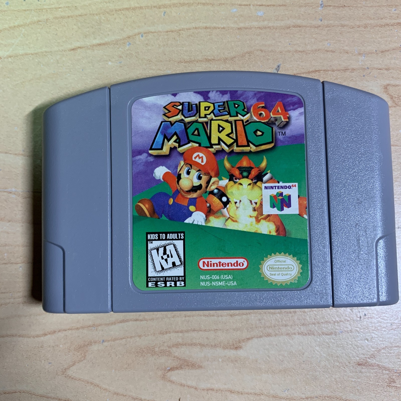 Super Mario 64 N64 Authentic OEM Tested Minty Clean Working Cart Nintendo