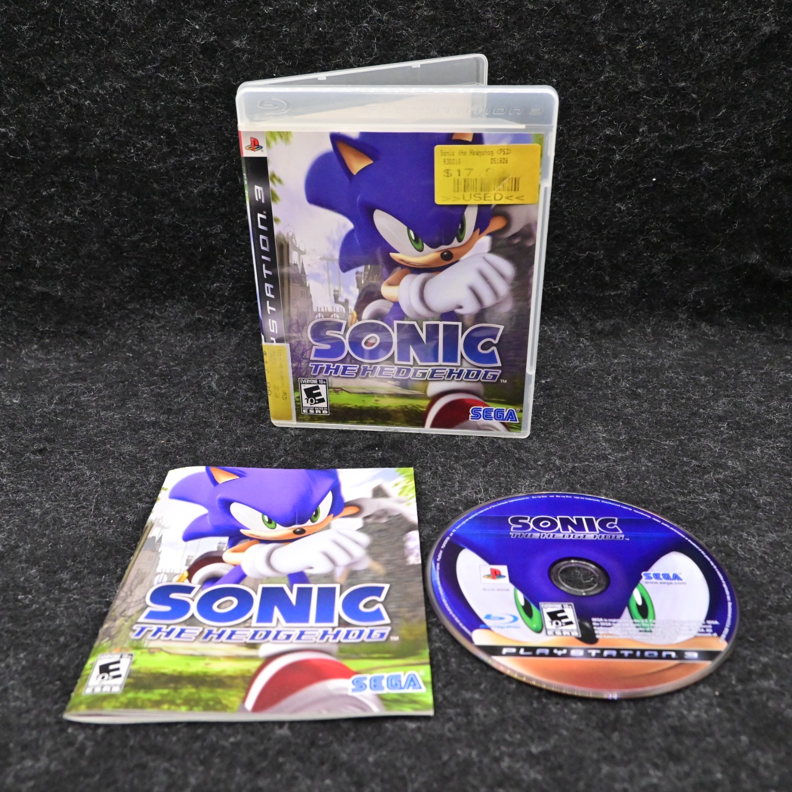 Sonic the Hedgehog (Sony PlayStation 3, 2007) CIB! PS3 Complete W/ Manual! Works