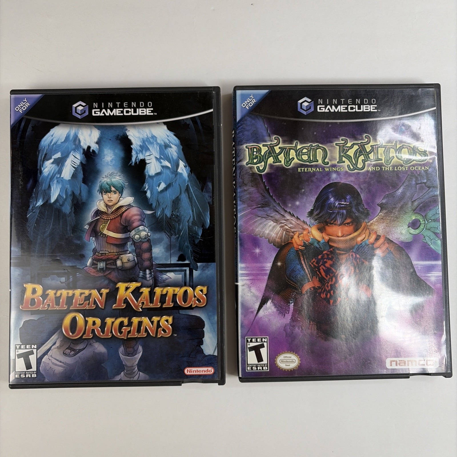 Baten Kaitos Origins & Eternal Wings Nintendo GameCube CIB Complete Bundle Lot