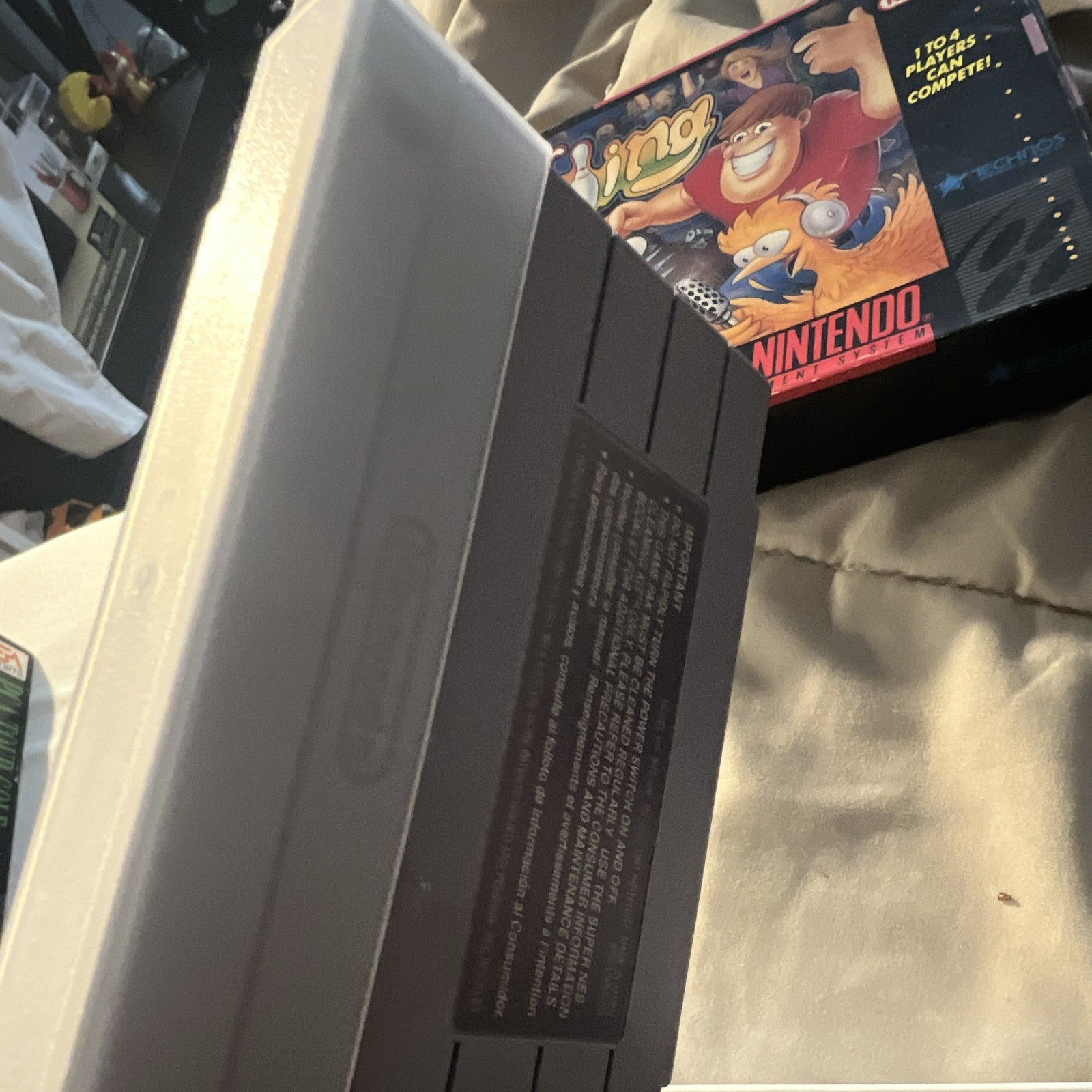 Technos Super Bowling SNES CIB Complete in Box w/ Manual NTSC-U/C