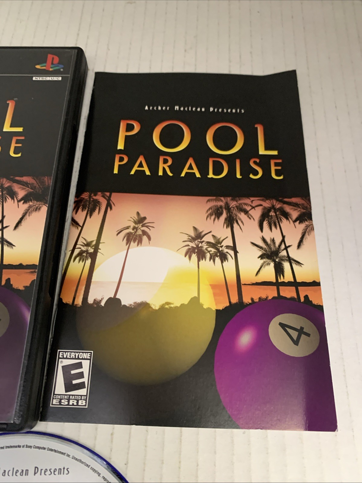 Pool Paradise (Sony PlayStation 2, 2004) Complete See Pics More Games In Store
