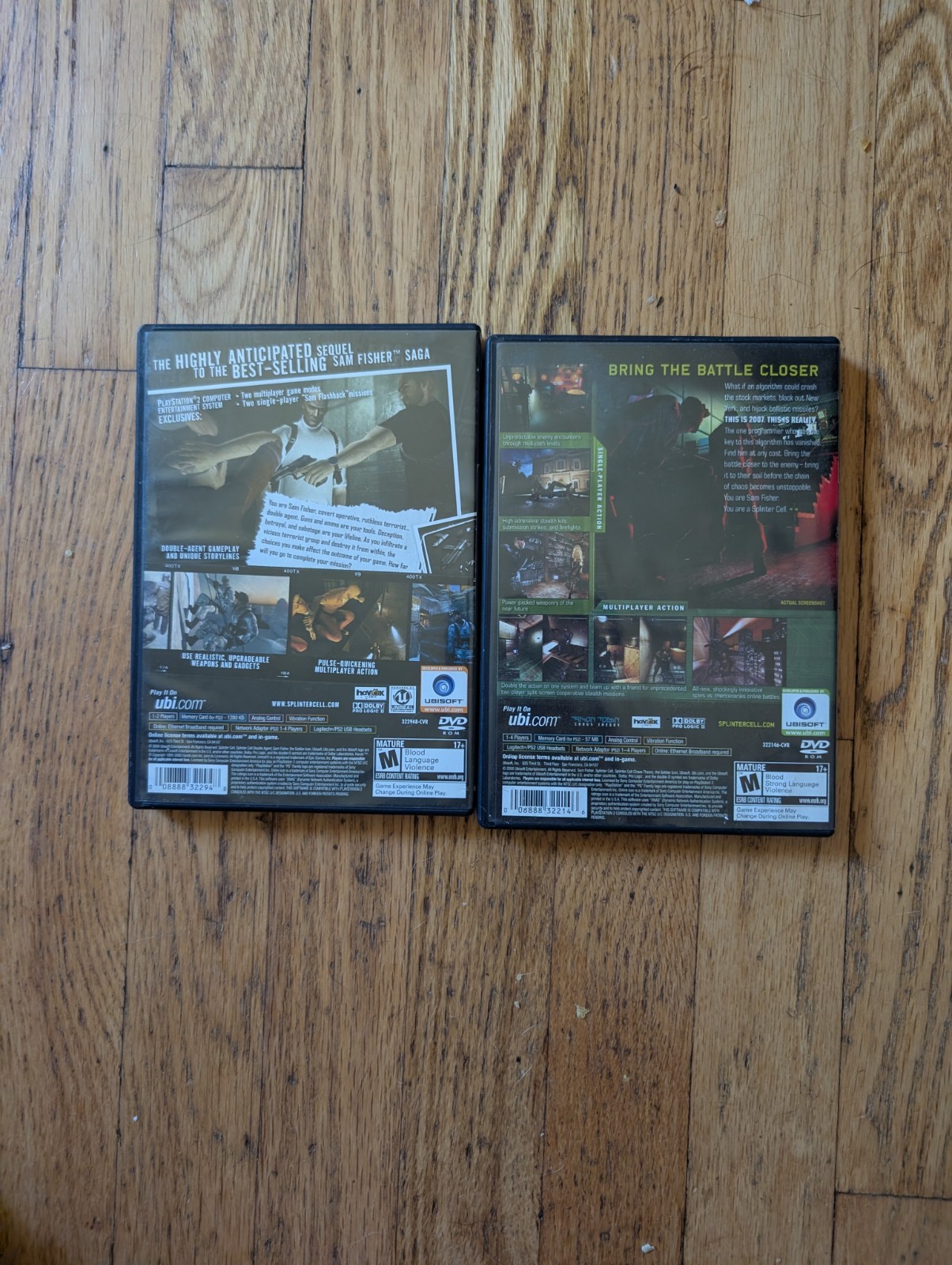 Tom Clancy’s Splinter Cell Bundle: Double Agent And Chaos Theory. BOTH CIB