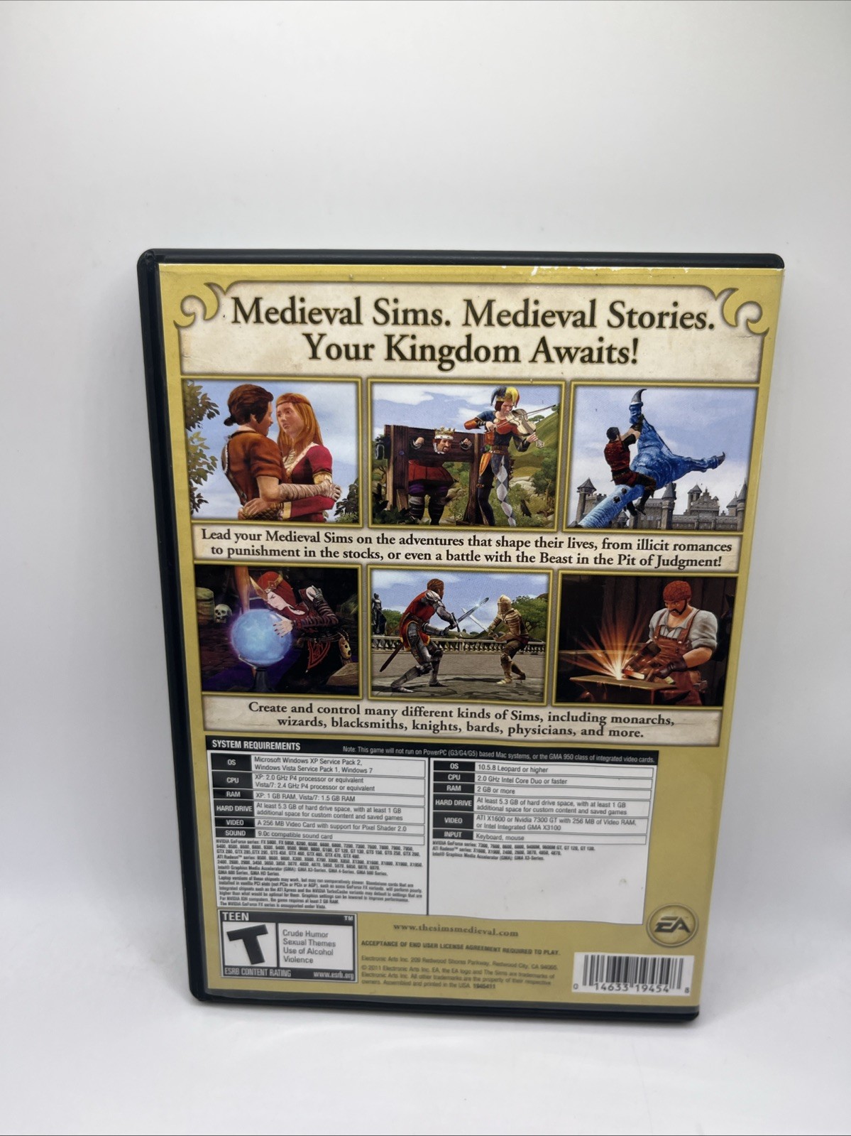 Sims Medieval Limited Edition Game (PC Windows/Mac, 2011)