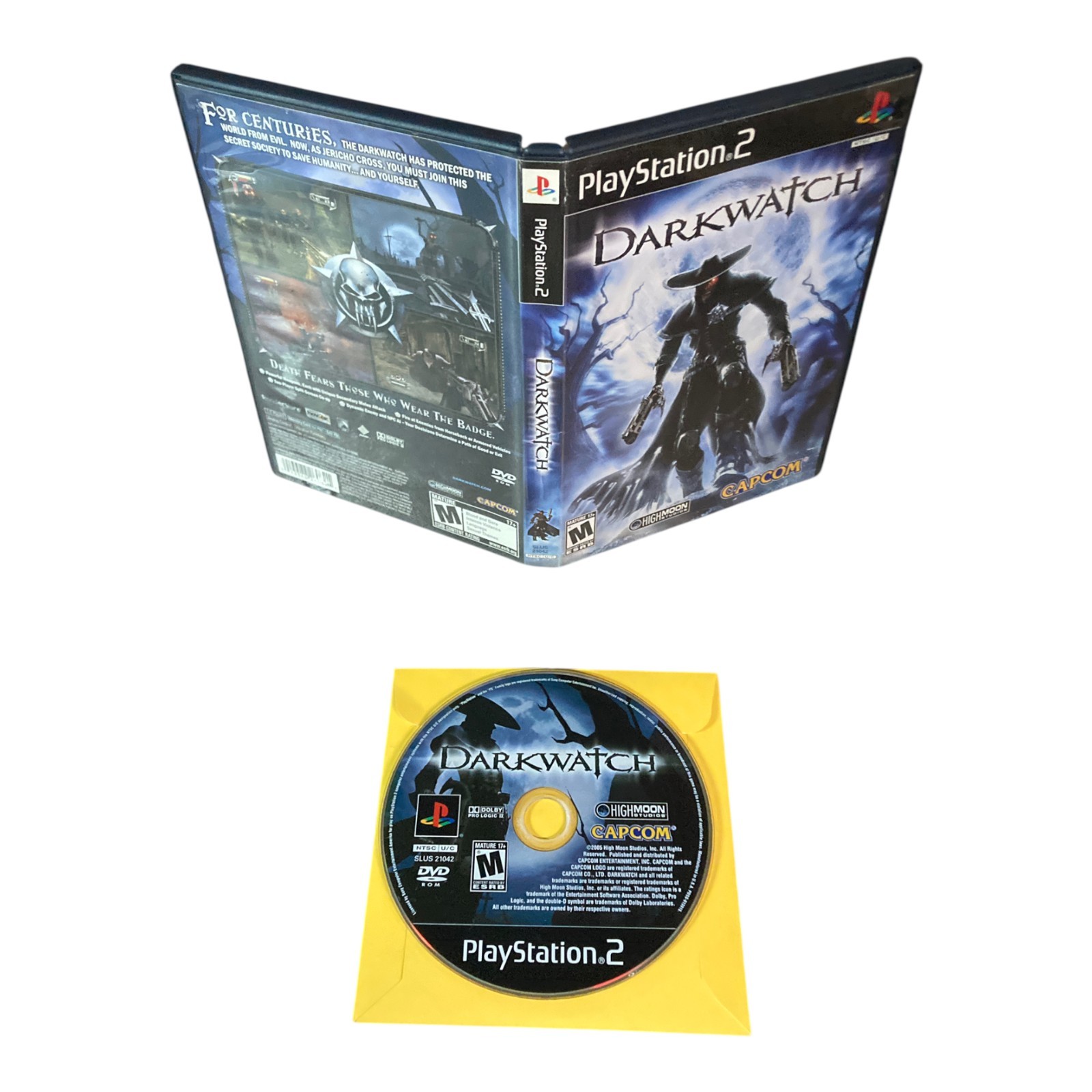 Sony PlayStation 2 PS2 Disc CASE No Manual TESTED Darkwatch