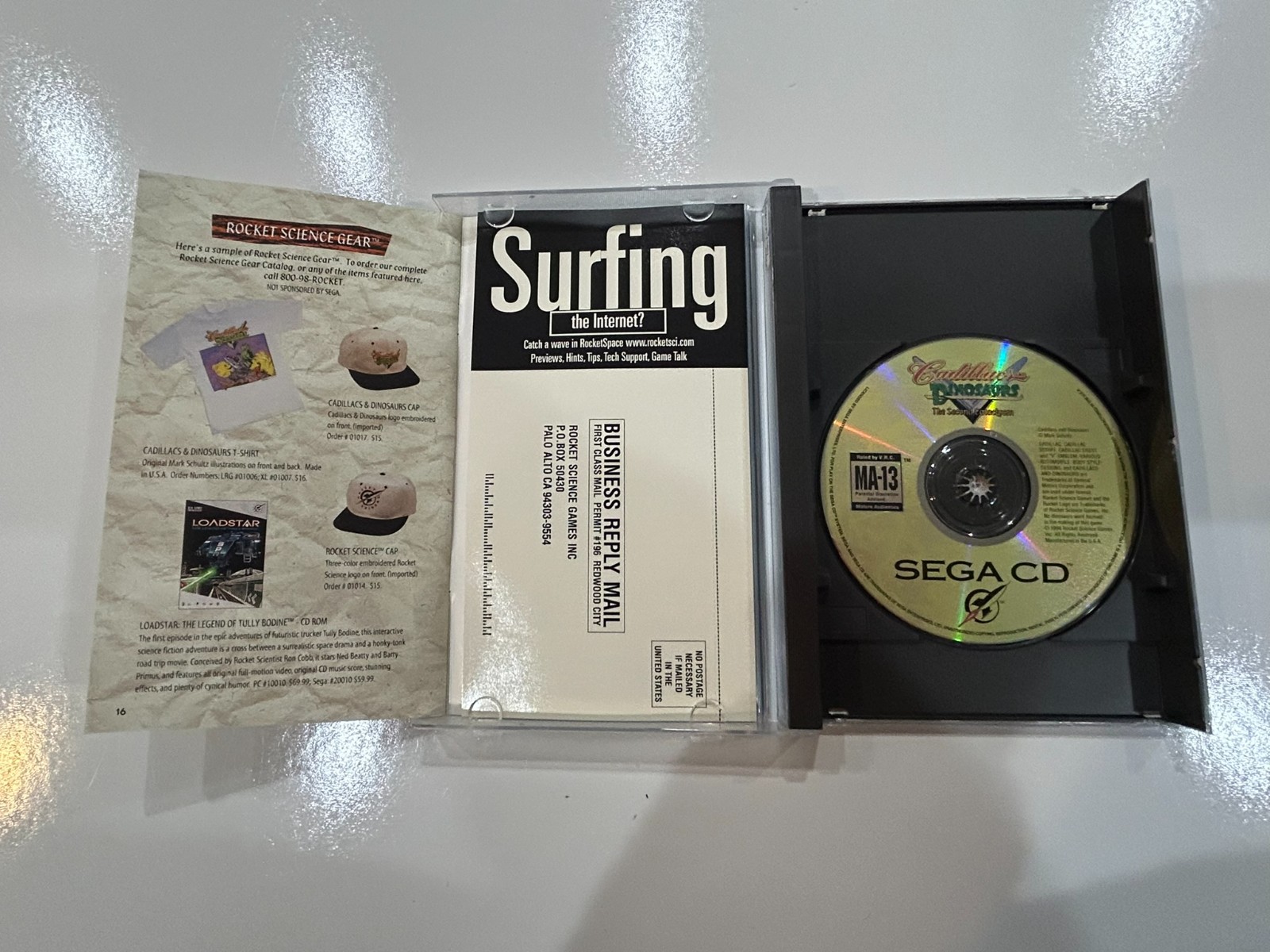 Cadillacs and Dinosaurs: The Second Cataclysm (Sega CD) Complete w Reg N MINT