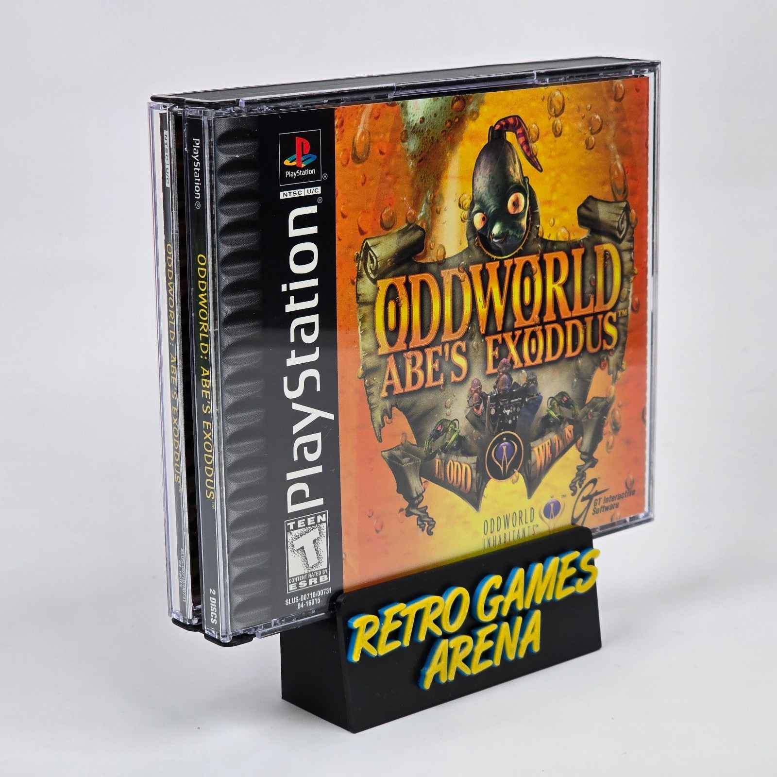 💿 REFURBISHED Oddworld: Abe’s Exoddus (PlayStation 1 PS1) CIB & TESTED 💿