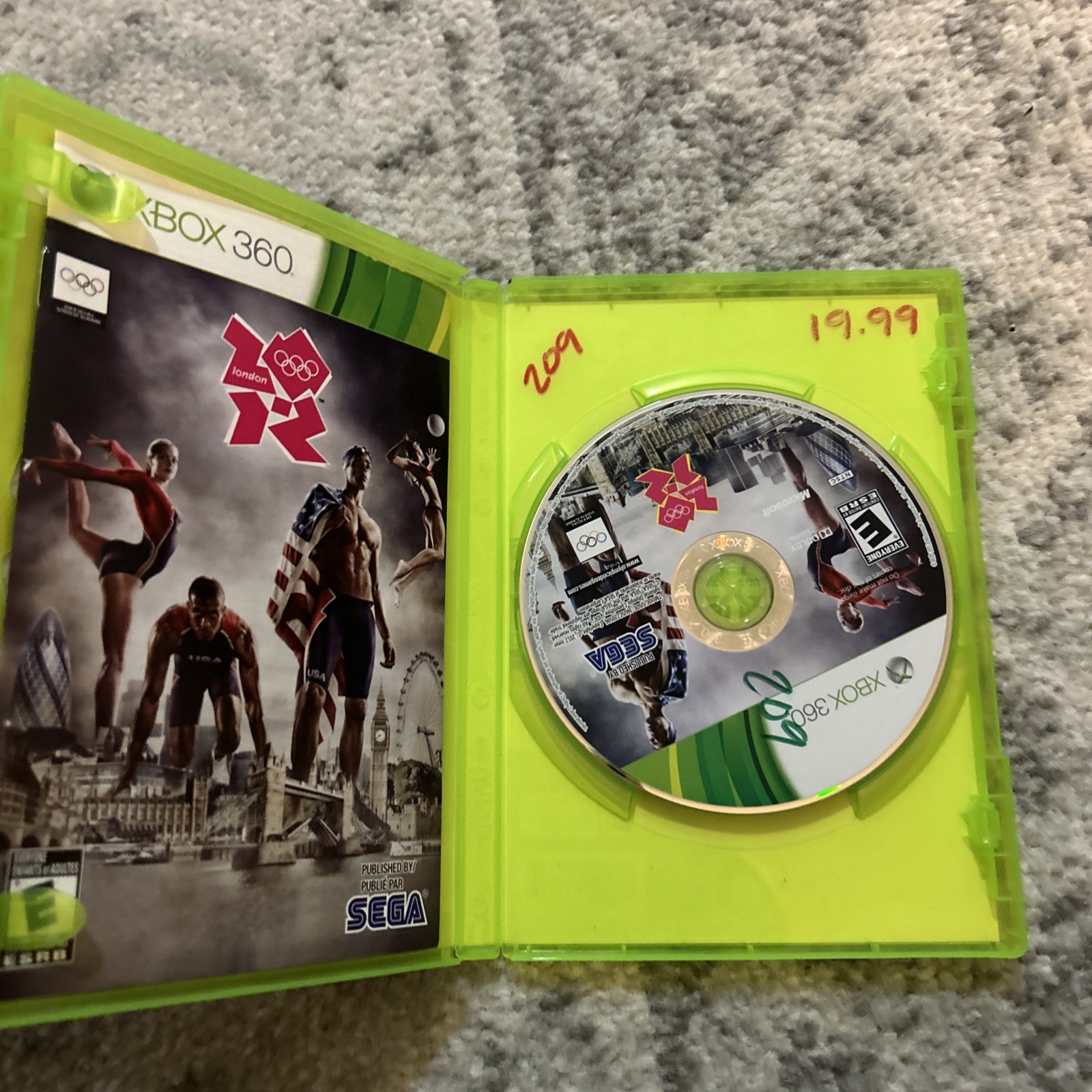 London 2012 Olympics Xbox 360 Complete CIB Tested