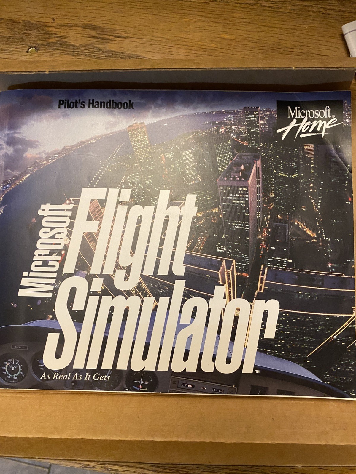 Microsoft Flight Simulator PC DOS 1995 RARE Big Box MS-DOS VINTAGE 5.1