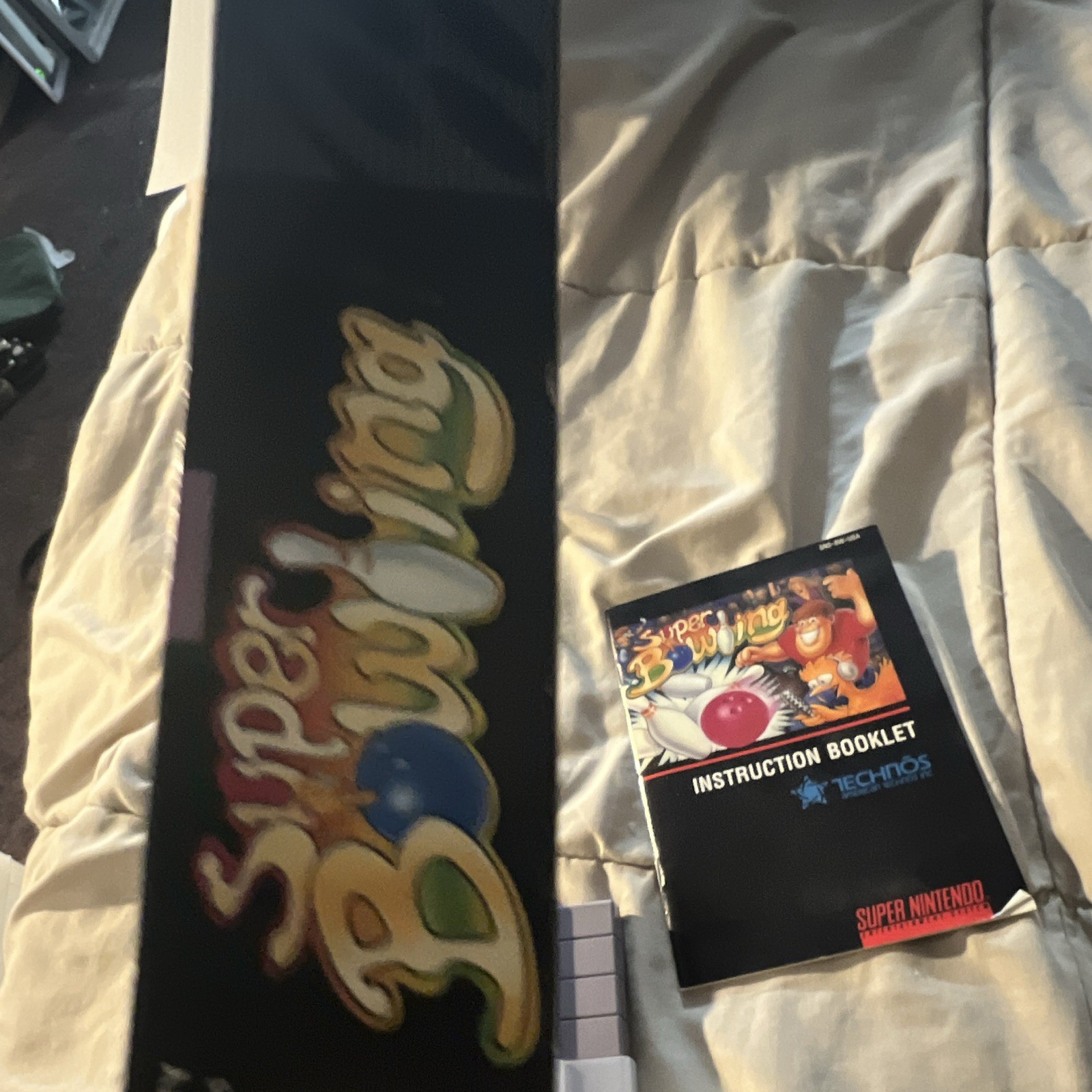 Technos Super Bowling SNES CIB Complete in Box w/ Manual NTSC-U/C