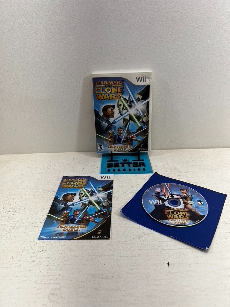 Star Wars: The Clone Wars – Lightsaber Duel for Nintendo Wii*Pre-Owned*