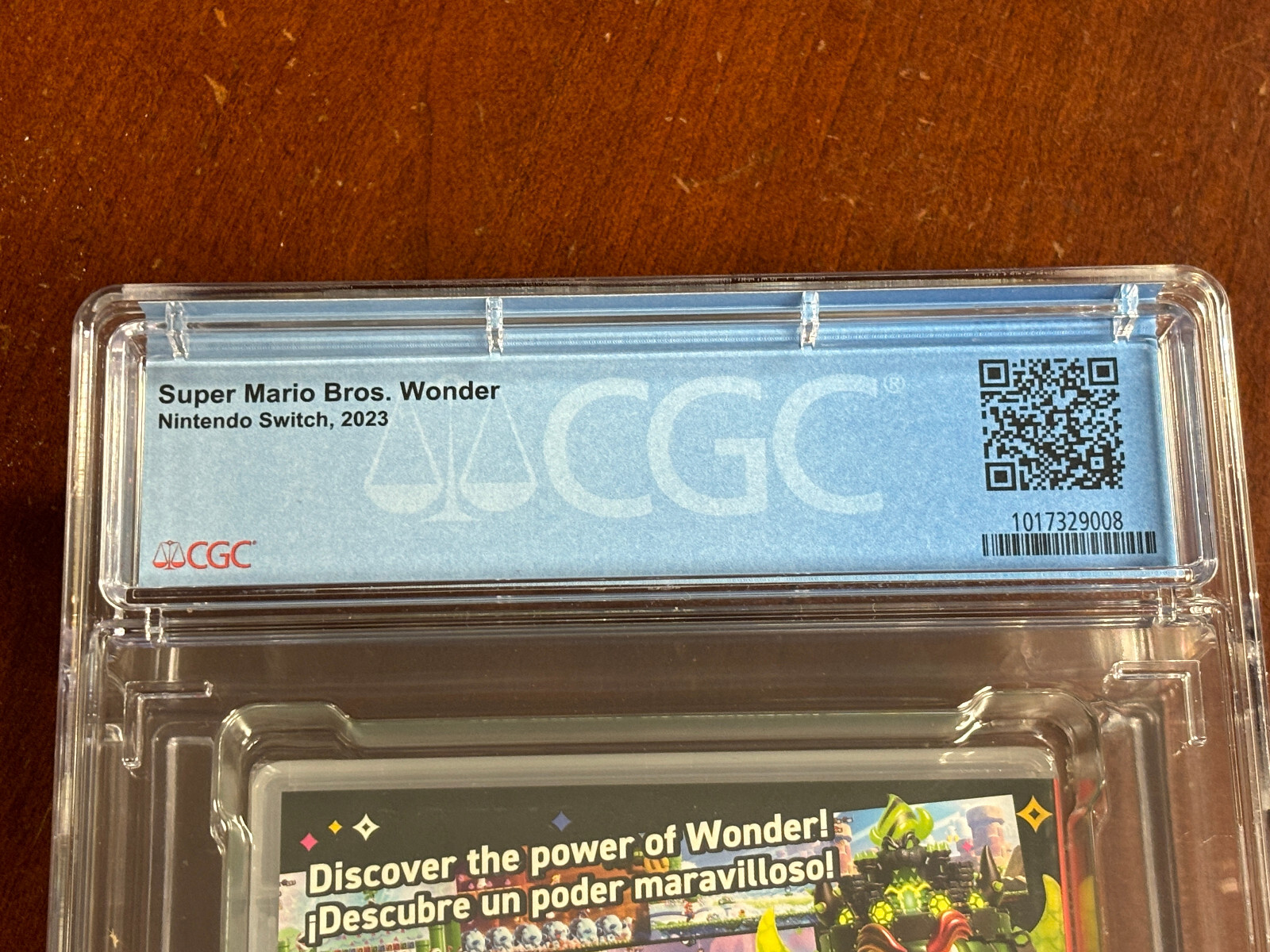 Encased 2023 Switch Super Mario Bros. Wonder CGC 1st PRINT 9.9 A++ Y-Fold Seal