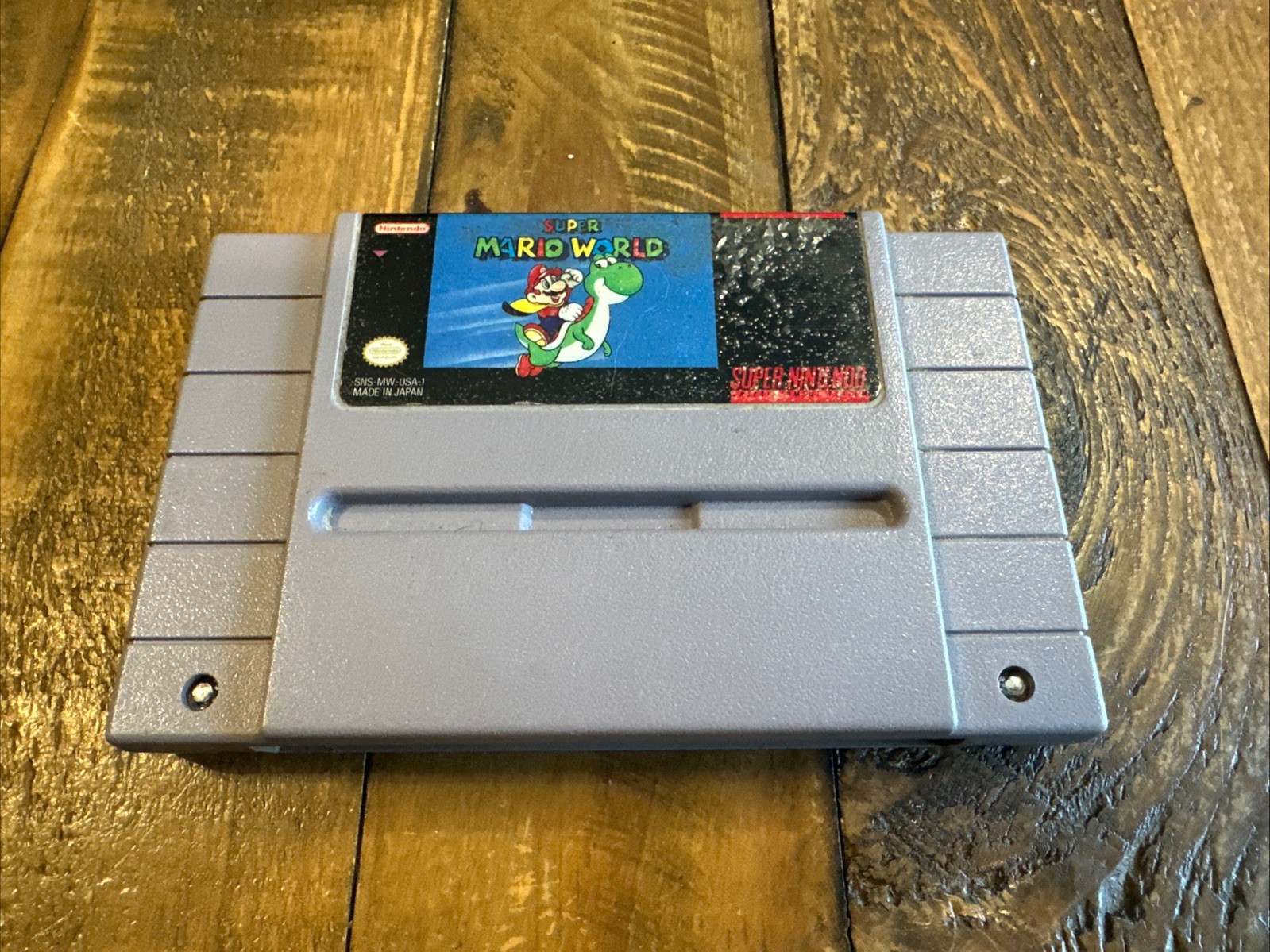 Nintendo Super Mario World SNES Platformer Game Cartridge NTSC-U/C 1992