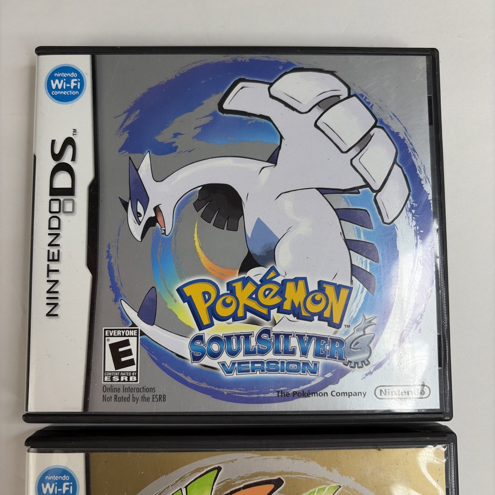 Pokemon: SoulSilver + HeartGold Nintendo DS LOT Authentic In Original Box
