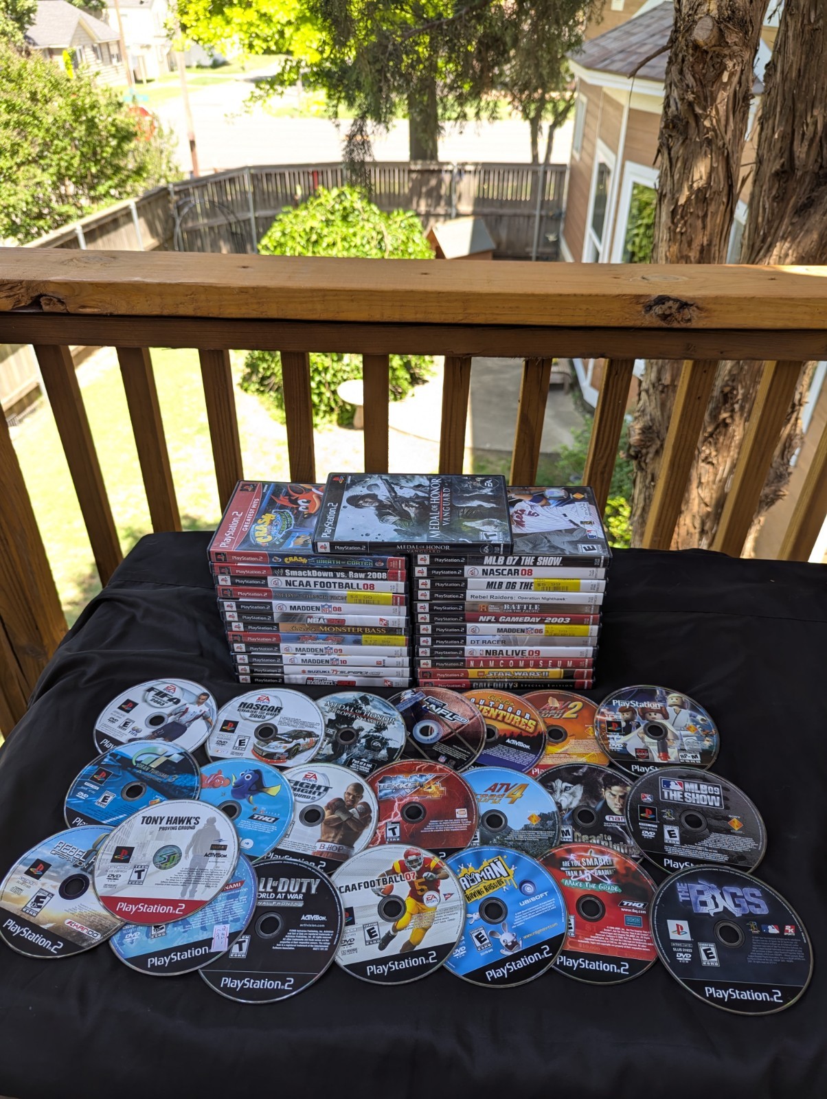 Sony PlayStation 2 PS2 Video Game Lot Mixed Cases Disc Only Tested Working
