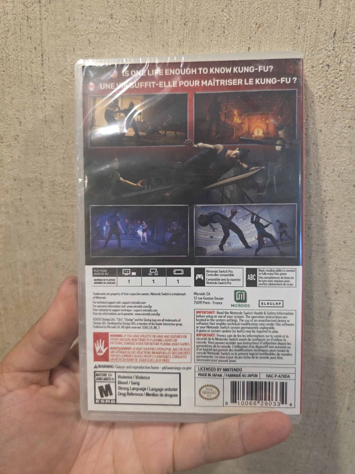 Sifu (Nintendo Switch) M Rated