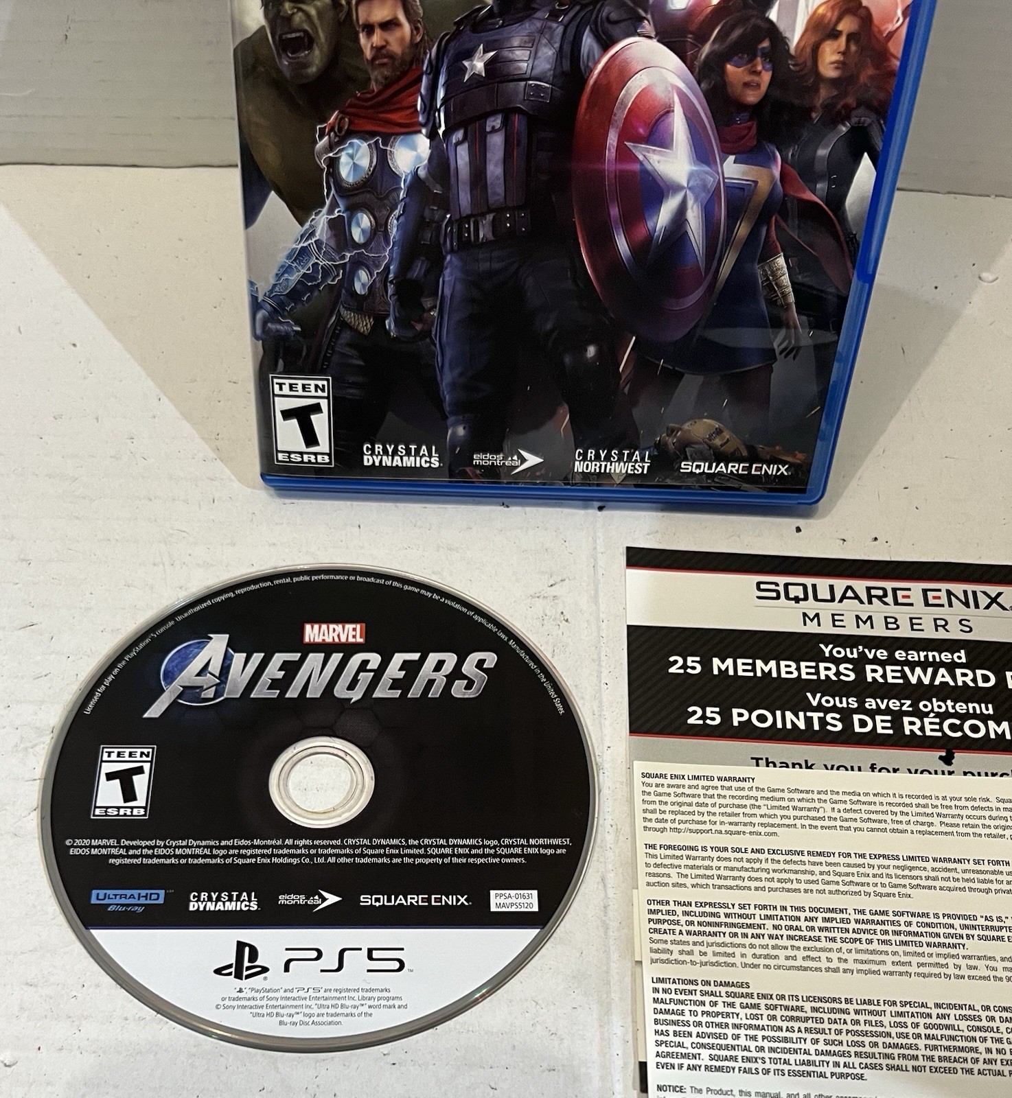 Marvel’s Avengers (Sony PlayStation 5 PS5) *Pre-Owned* Free Shipping