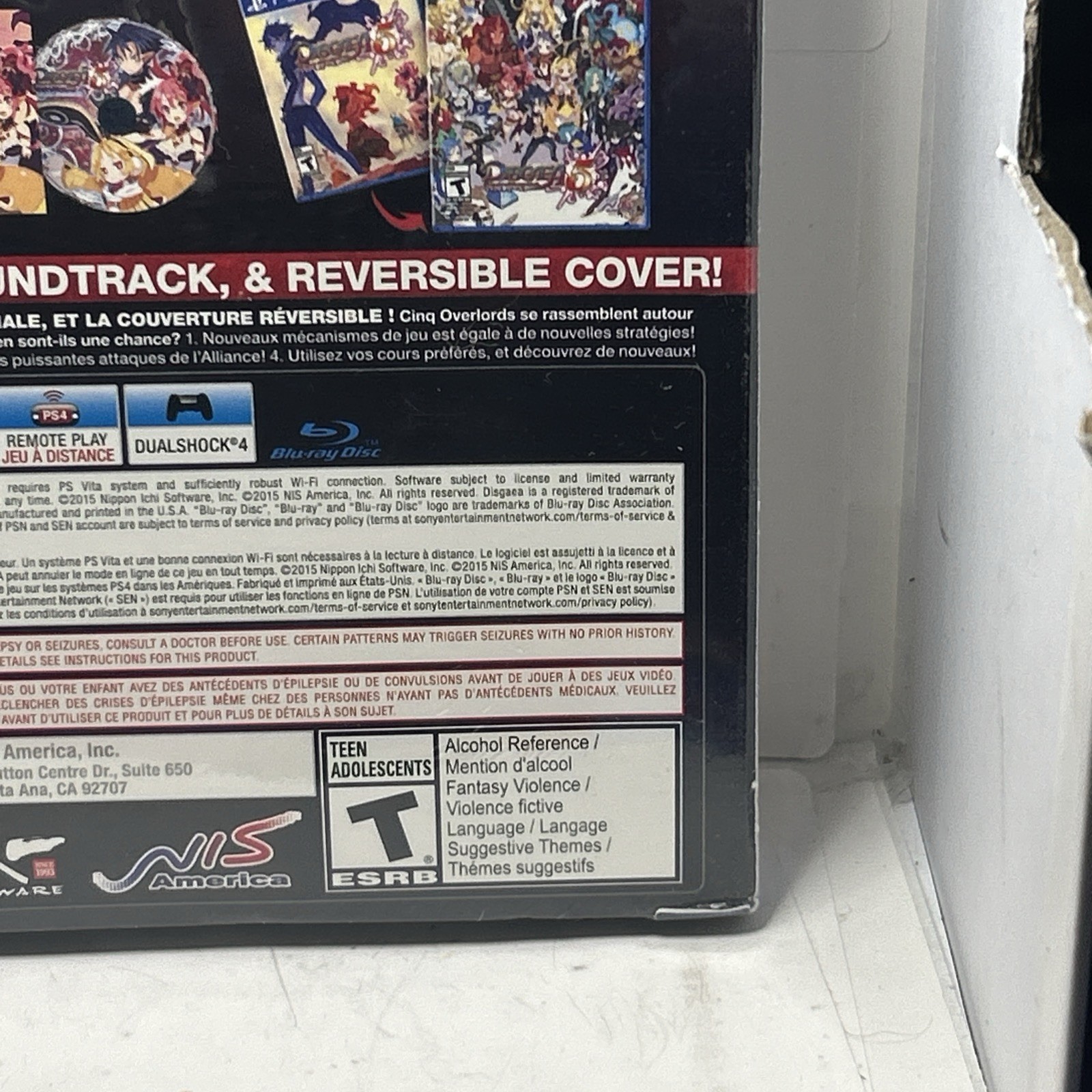 Disgaea 5 Launch Edition w/Soundtrack + Artbook (PS4) NEW SEALED RARE!