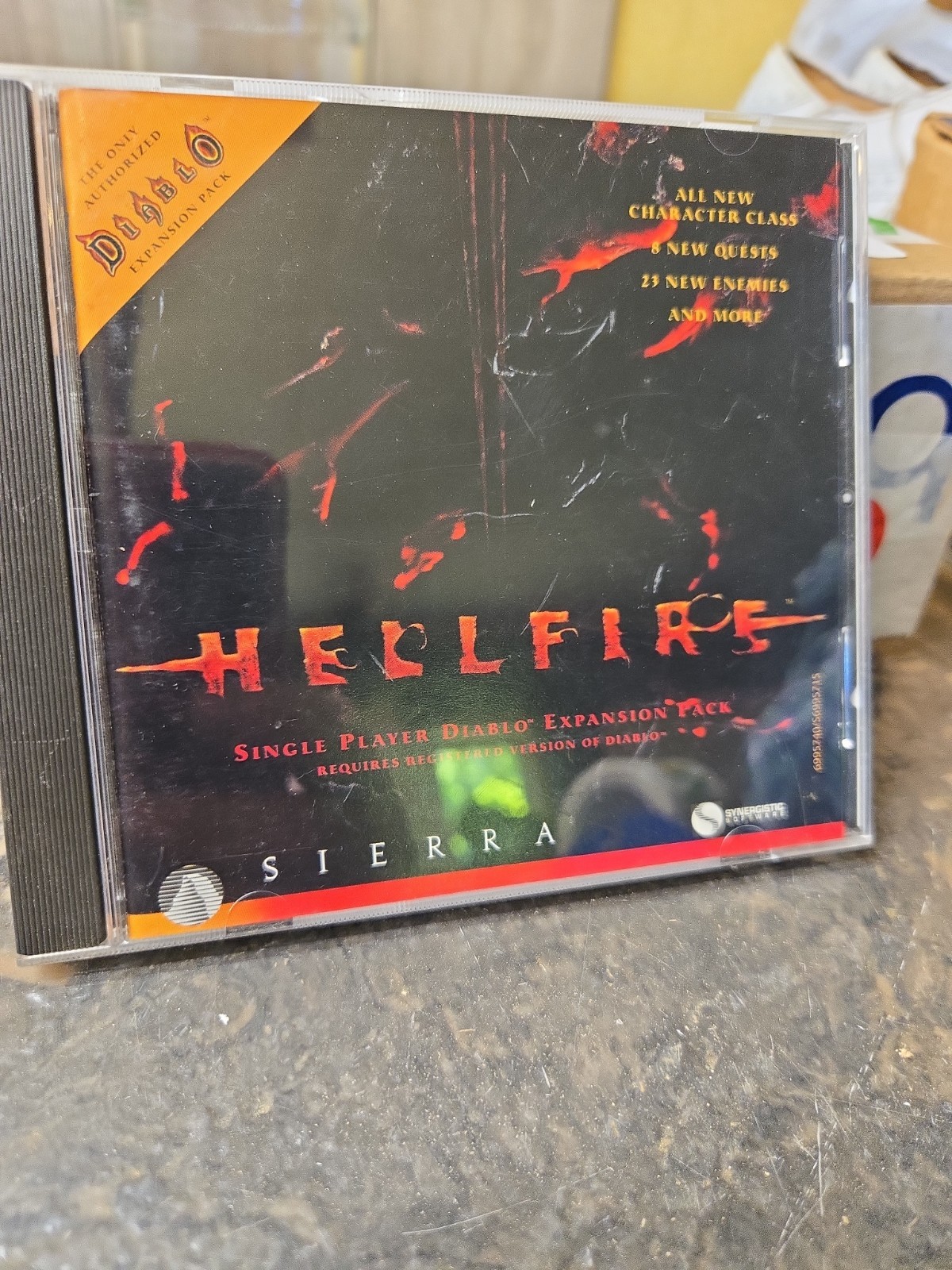 Hellfire: Diablo Expansion Pack (PC, 1997) Vintage Retro Sierra CD