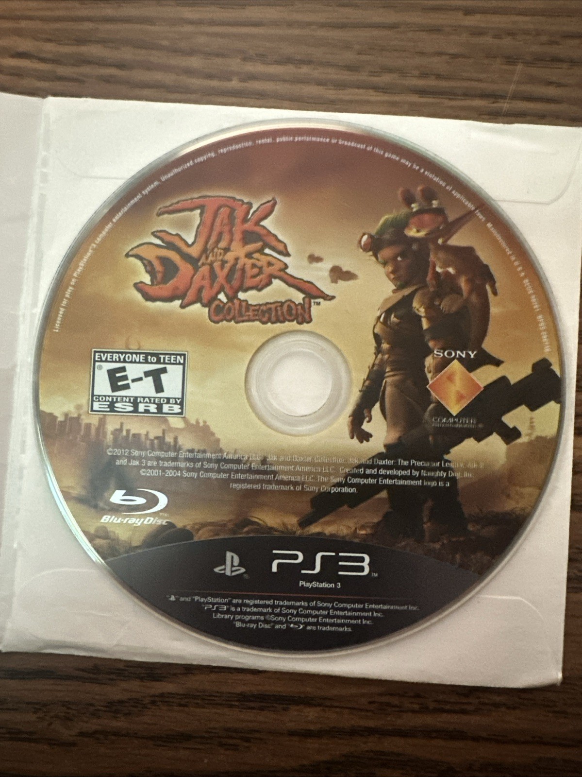 Jak & Daxter Collection (Sony PlayStation 3 PS3, 2012) Disc Only