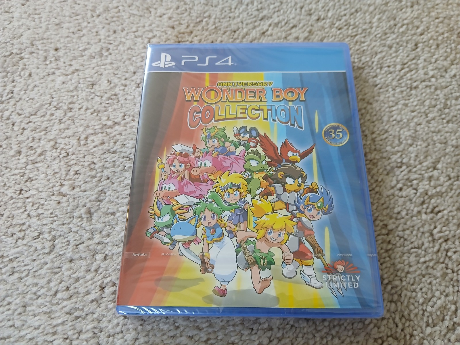 PS4: Wonder Boy Anniversary Collection (Strictly Limited Games) + Postcard NEW