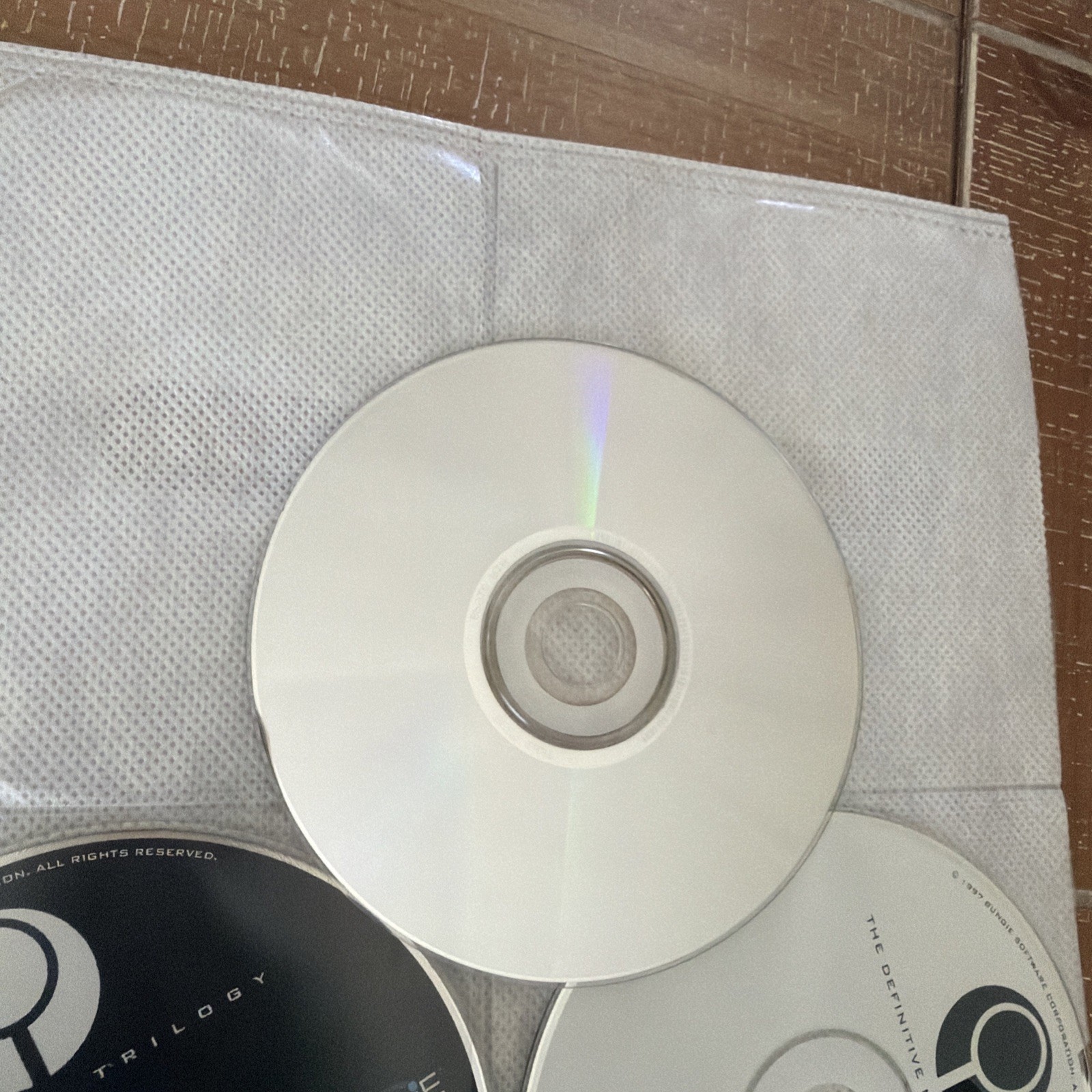 Bungie Marathon Trilogy Box Set Mac CD-ROM 3 Disc Lot Vintage Apple Game Loose