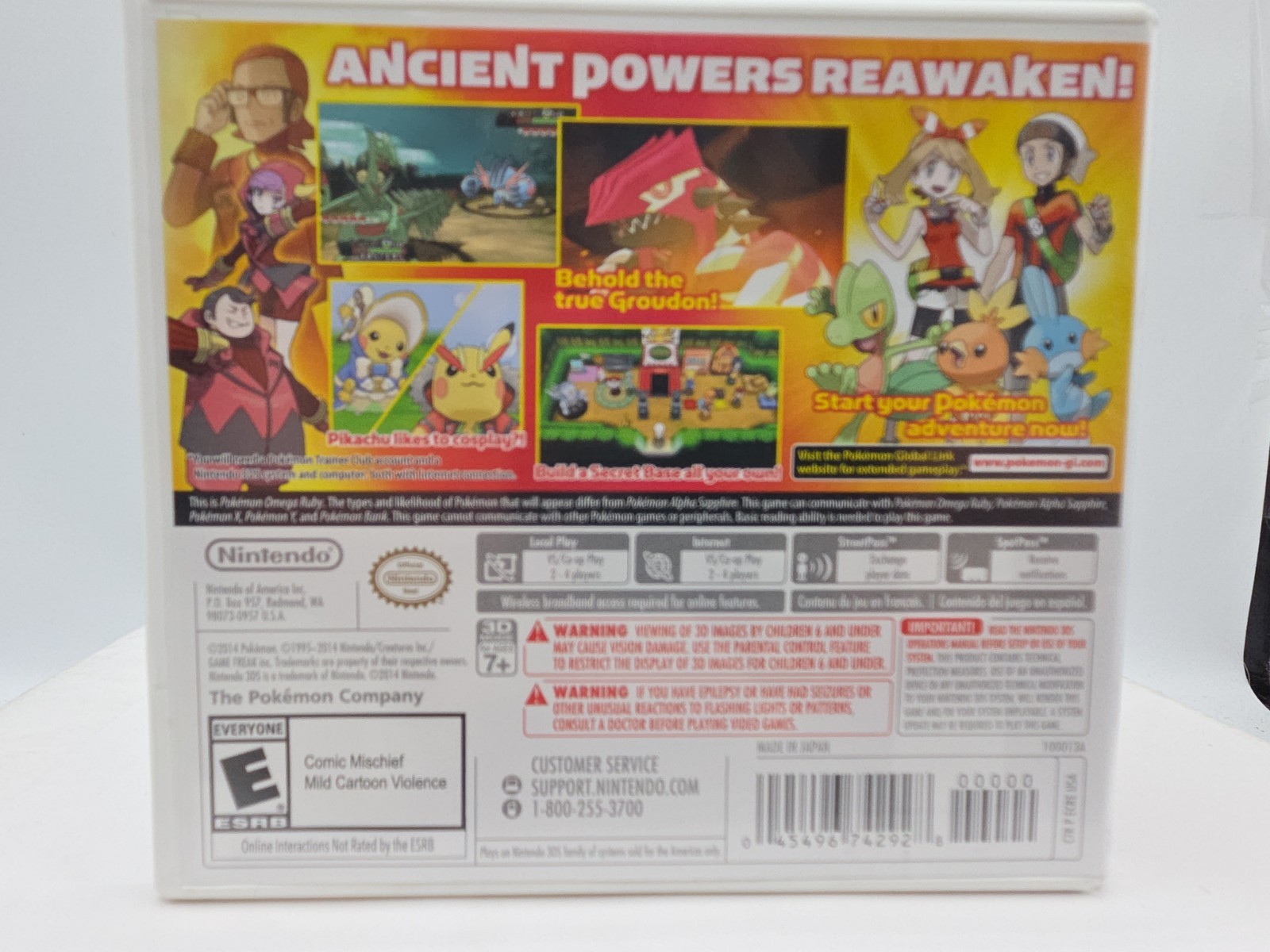 Pokemon Omega Ruby Nintendo 3DSAuthentic Genuine Complete CIB