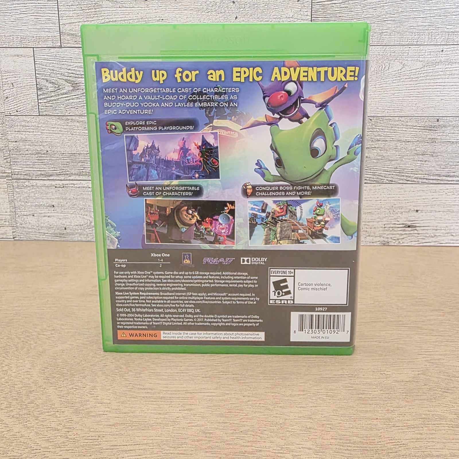 (NEW) Yooka-Laylee Microsoft Xbox One, 2017 Factory Sealed