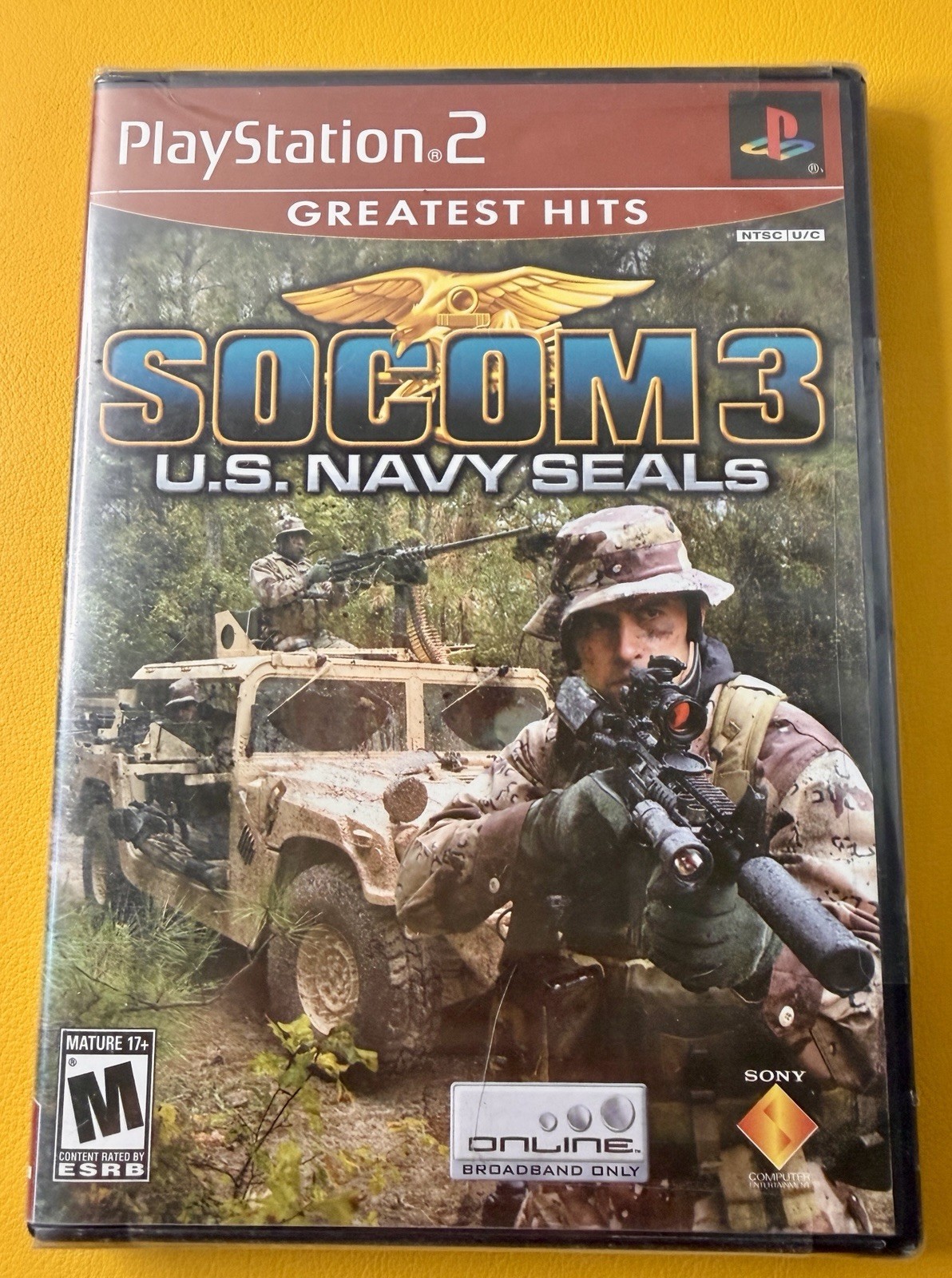 SOCOM 3 U.S. Navy SEALS Greatest Hits (2006) Sony Playstation 2 NEW Sealed