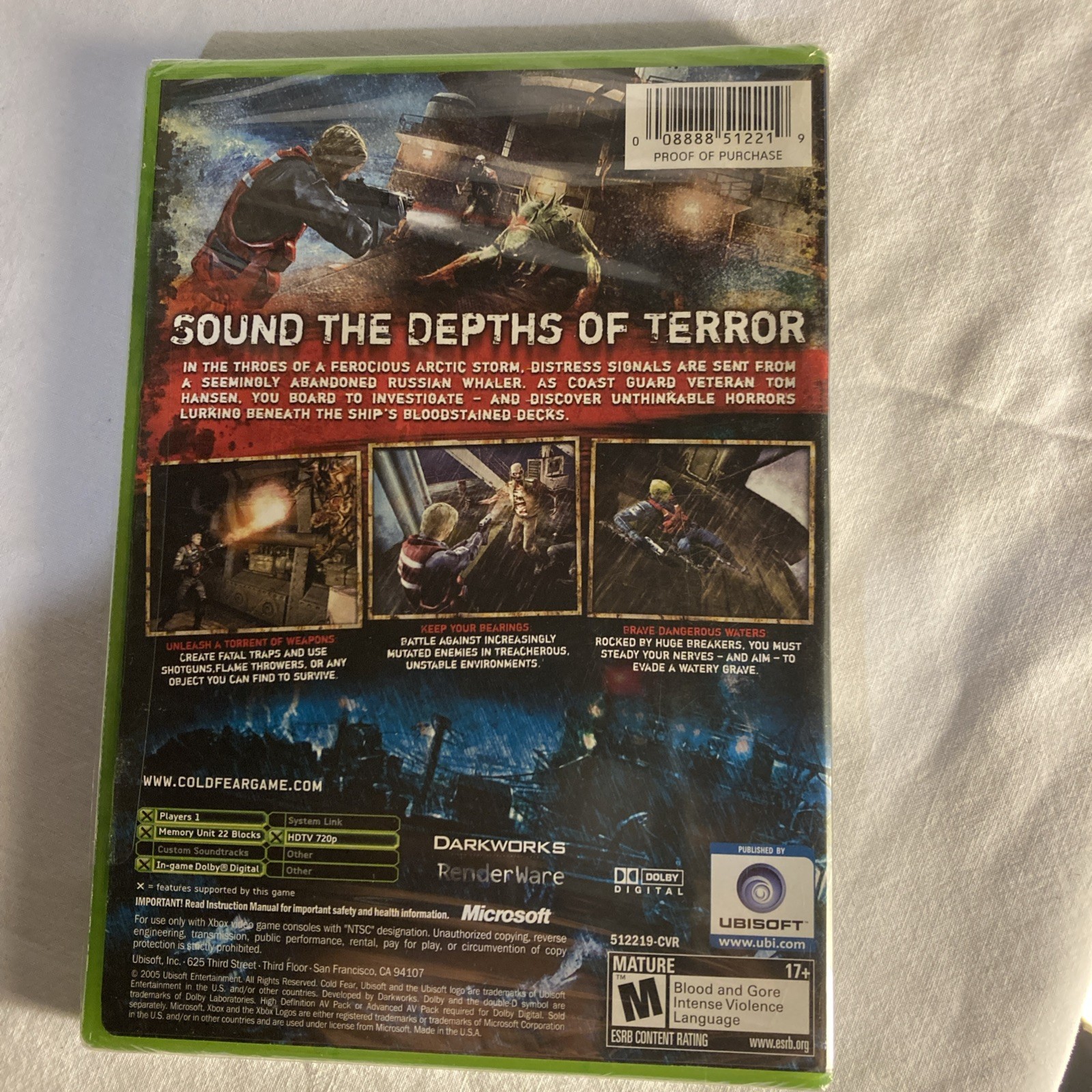 Cold Fear (Microsoft Xbox, 2005)