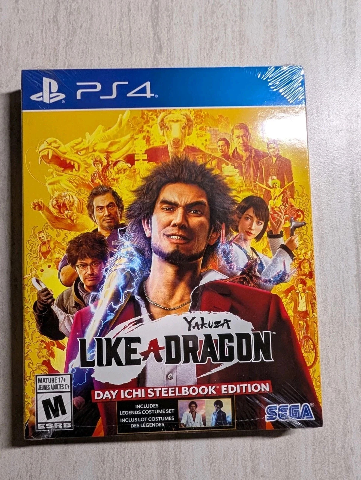 Yakuza: Like a Dragon Day Ichi Steelbook Day One Edition Sony PlayStation 4 PS4