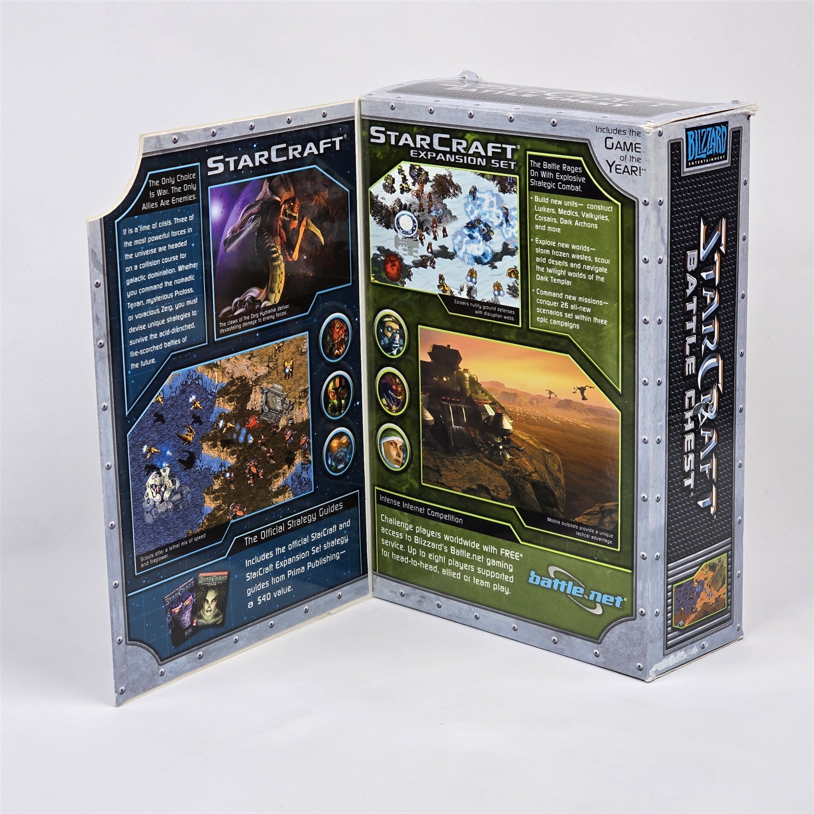 StarCraft: Battle Chest (PC CD-ROM) Small Box CIB COMPLETE with Key