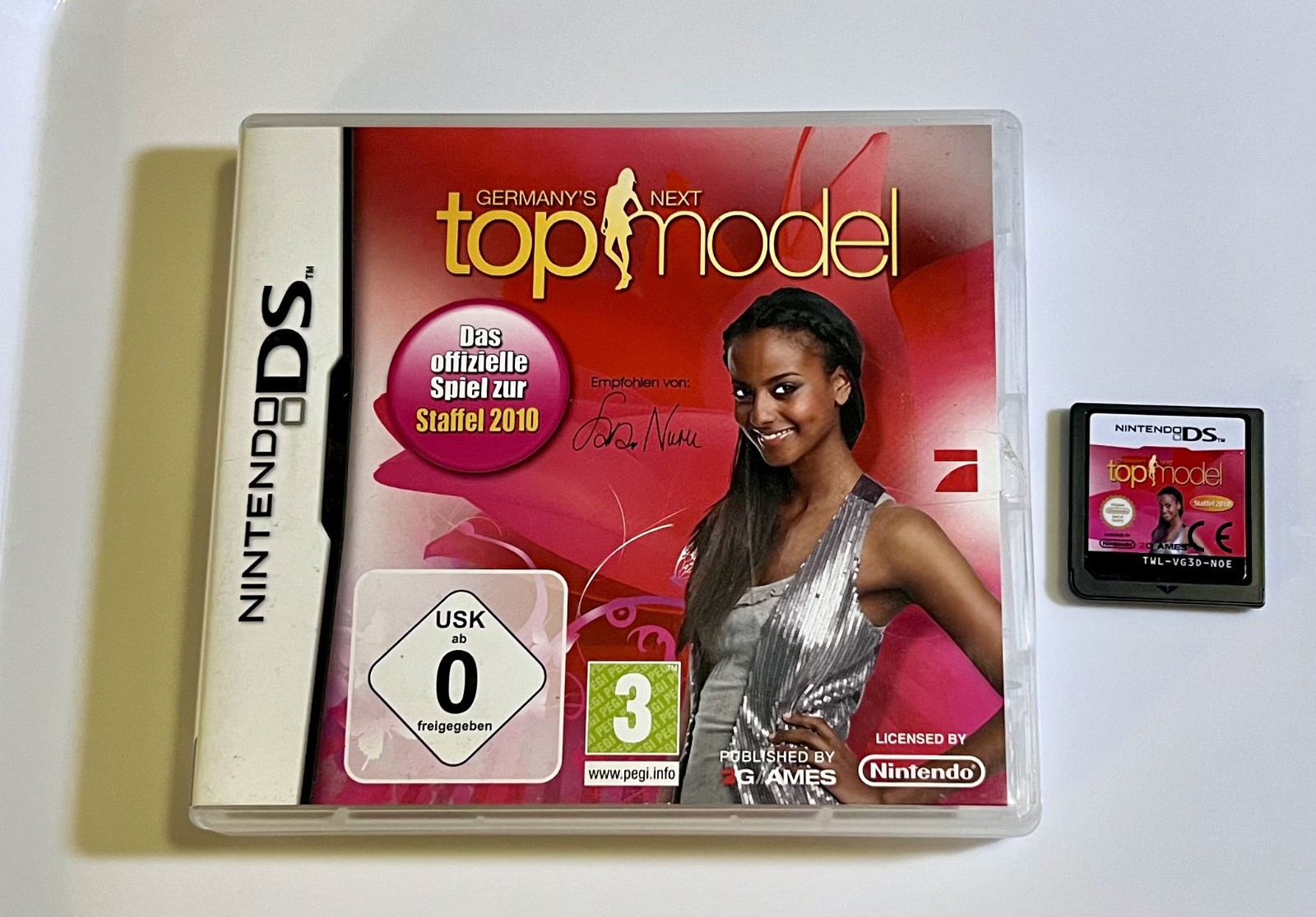 CIB Nintendo DS Complete Box Case Manual Game Germany’s Next Top Model NOE Pal