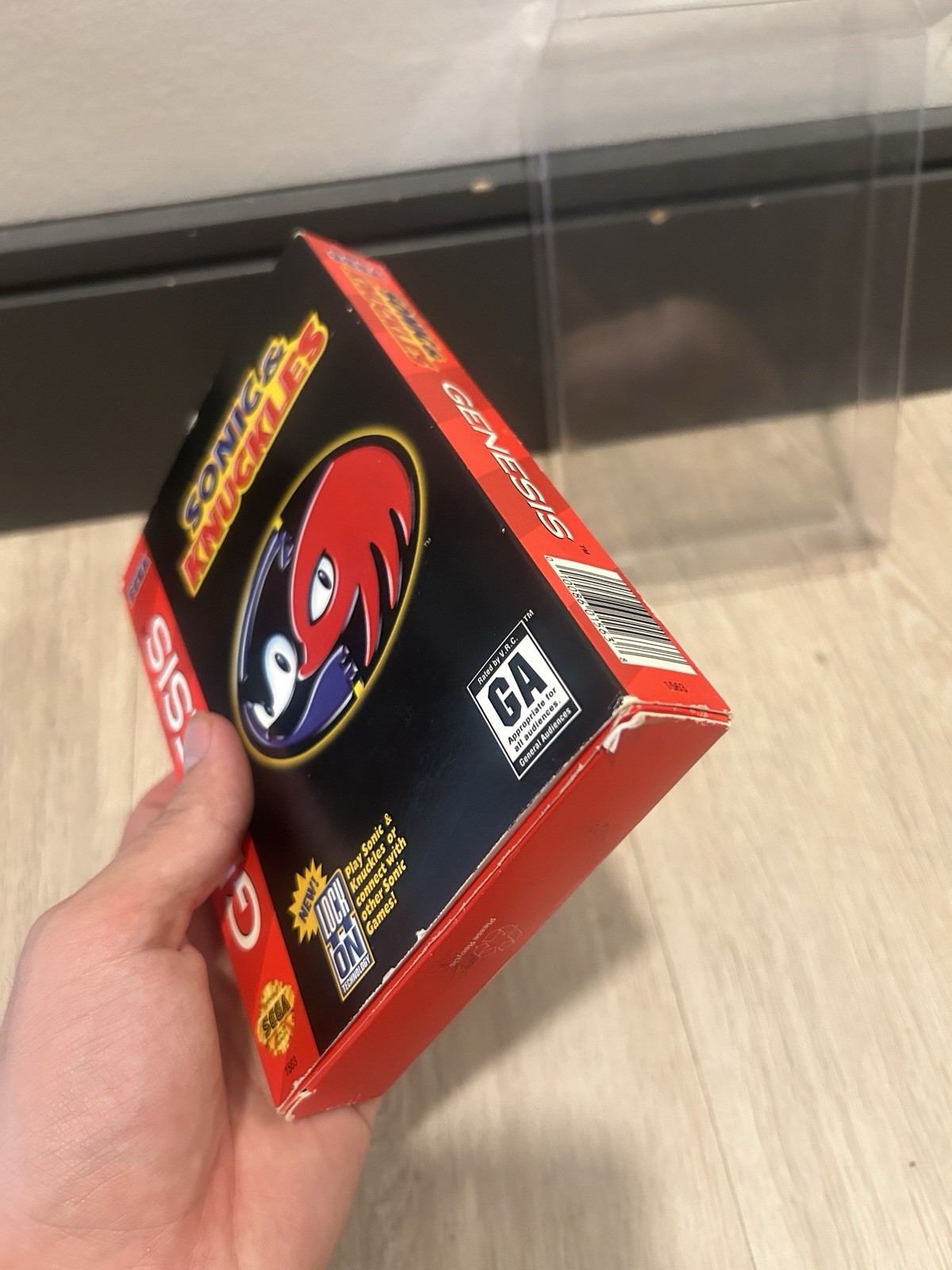 SONIC & KNUCKLES – (SEGA GENESIS, 1994) TESTED + COMPLETE IN BOX CIB