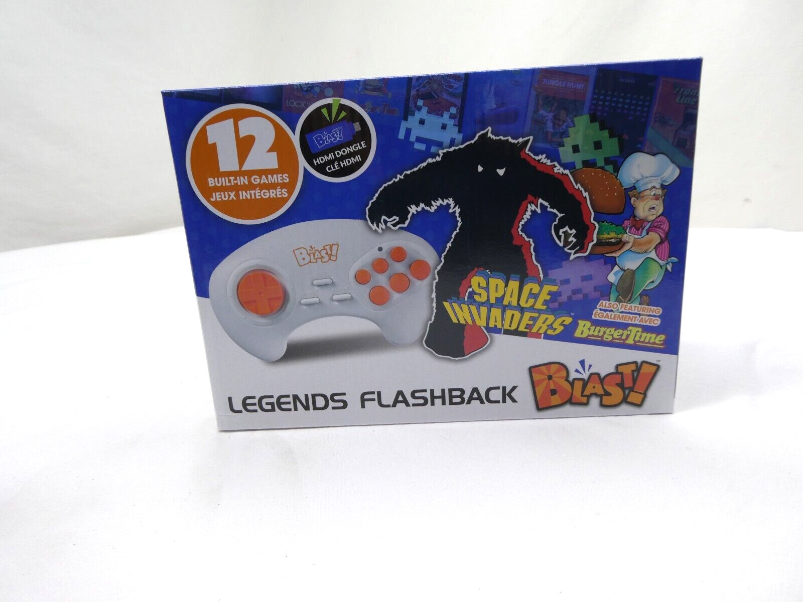 AtGames Blast! Space Invaders Flash Back Wireless HDMI 12 built-in games