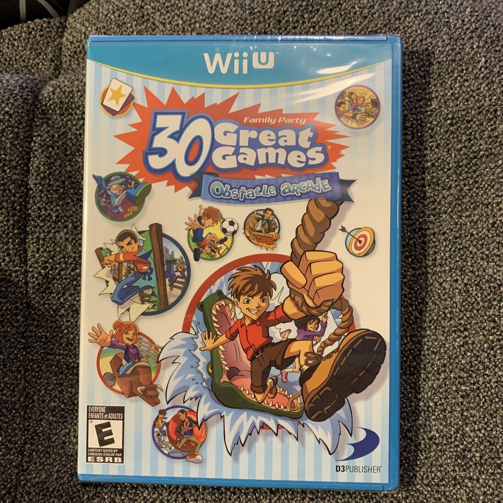 Family Party: 30 Great Games Obstacle Arcade (Nintendo Wii U, 2012) New Sealed