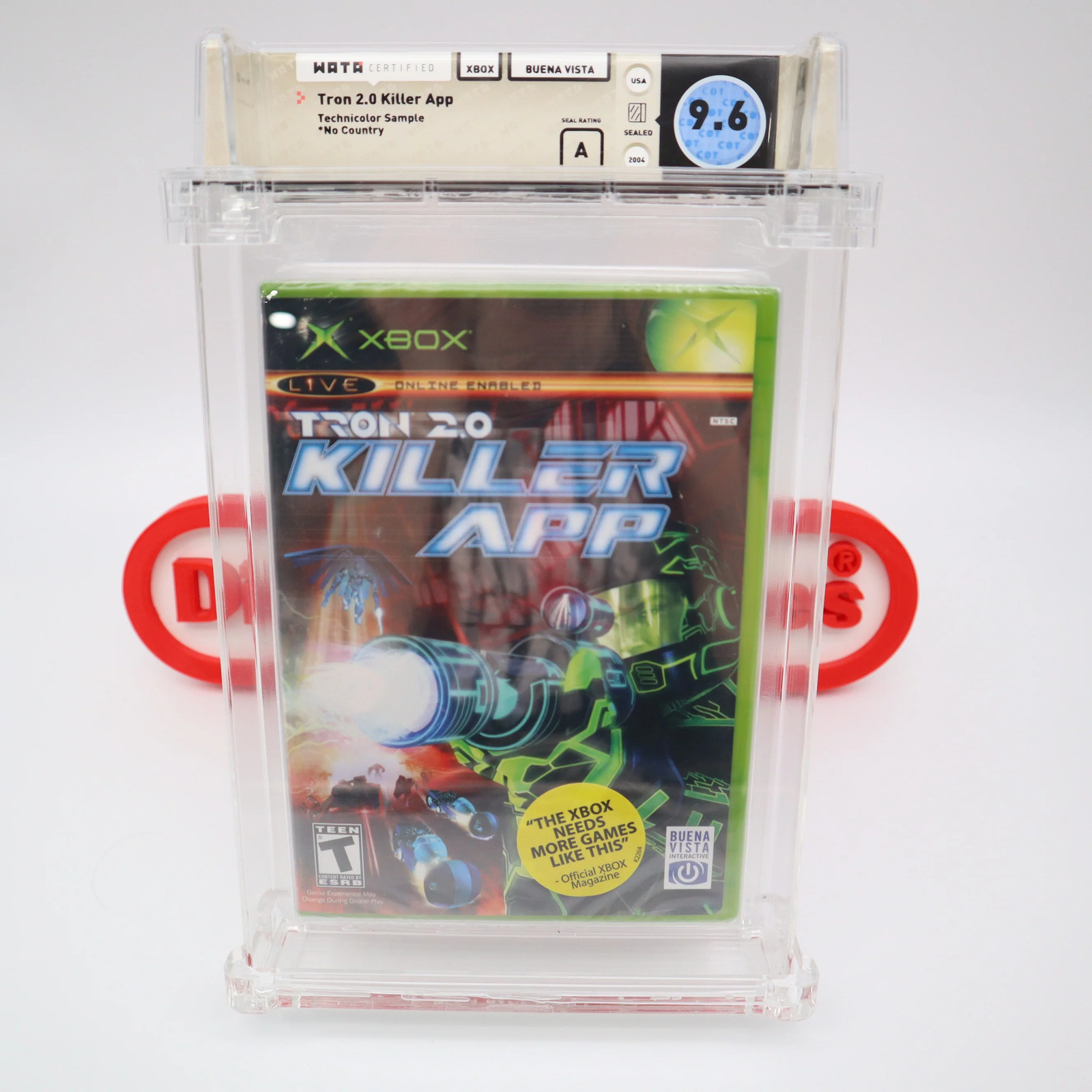 XBOX TRON 2.0 KILLER APP – WATA GRADED 9.6 A NEW & Sealed! TECHNICOLOR SAMPLE!