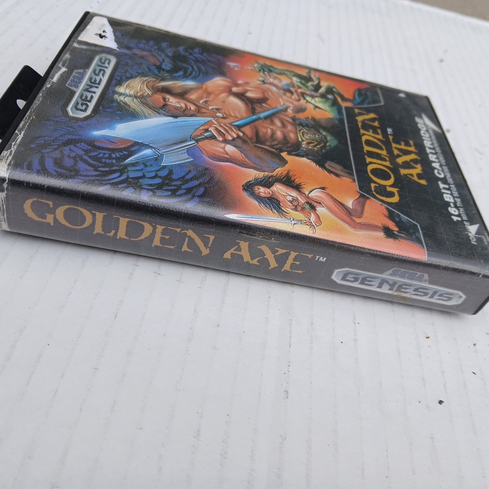 Golden Axe (Sega Genesis, 1989) Video Game 16-Bit Cartridge 1-2 Player