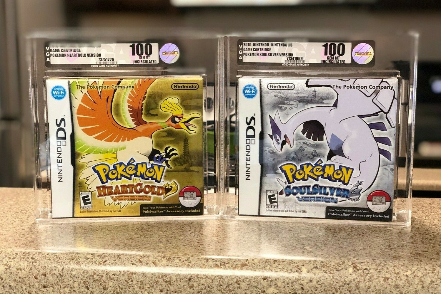 Pokemon: HeartGold & SoulSilver Version (DS, 2010) VGA 100!! GEM MINT!! Not WATA