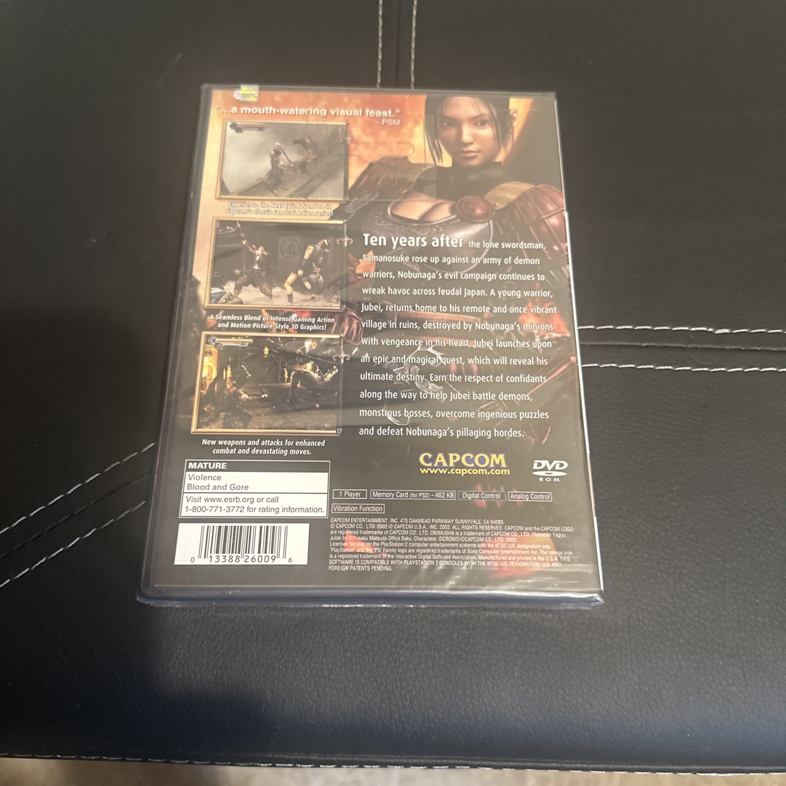 Onimusha Collection Ps2(Brand New) Warlords 2 3 Dawn of Dreams Blade Warriors
