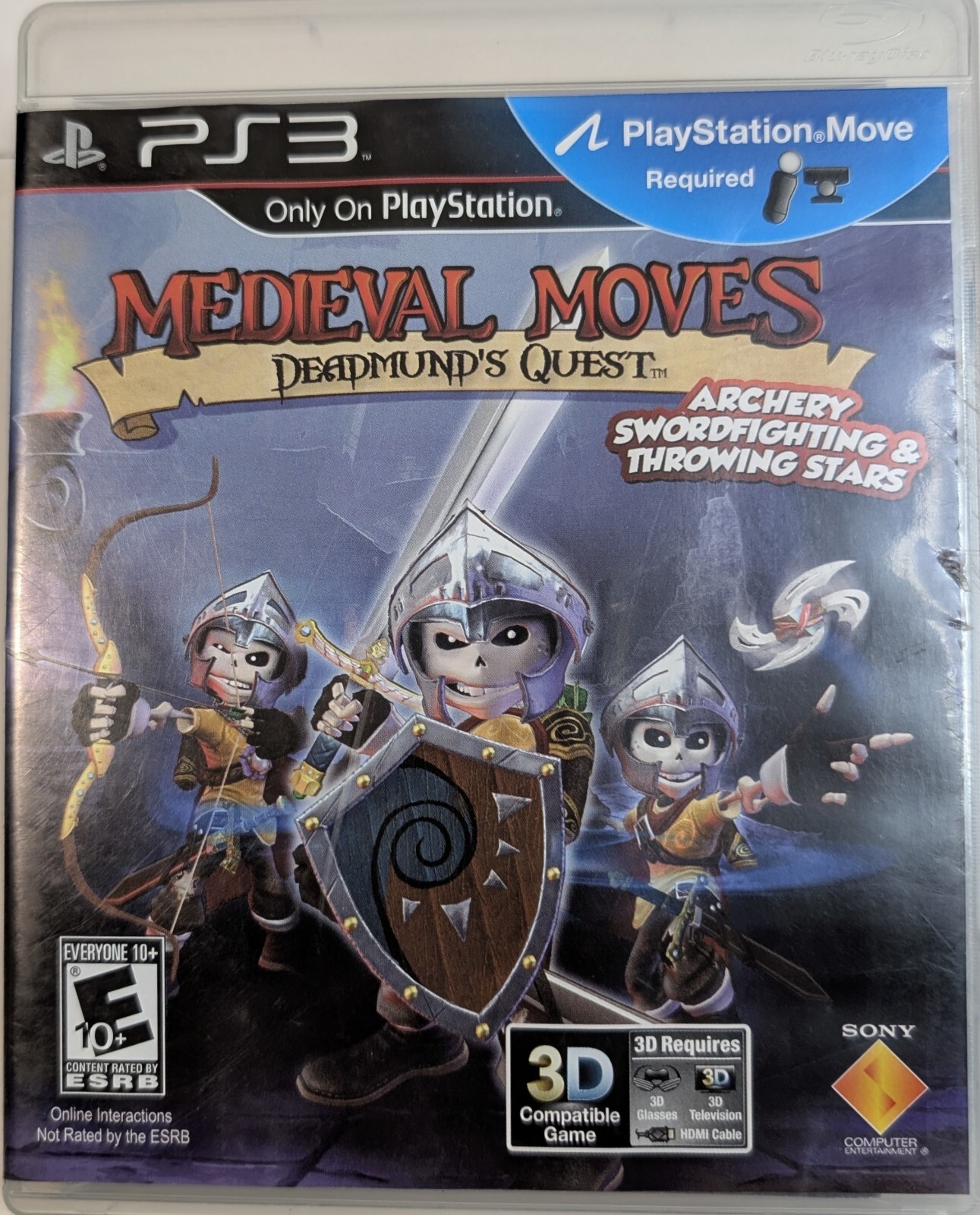 Medieval Moves: Deadmund’s Quest Sony PlayStation 3 PS3 Cib Tested and Working