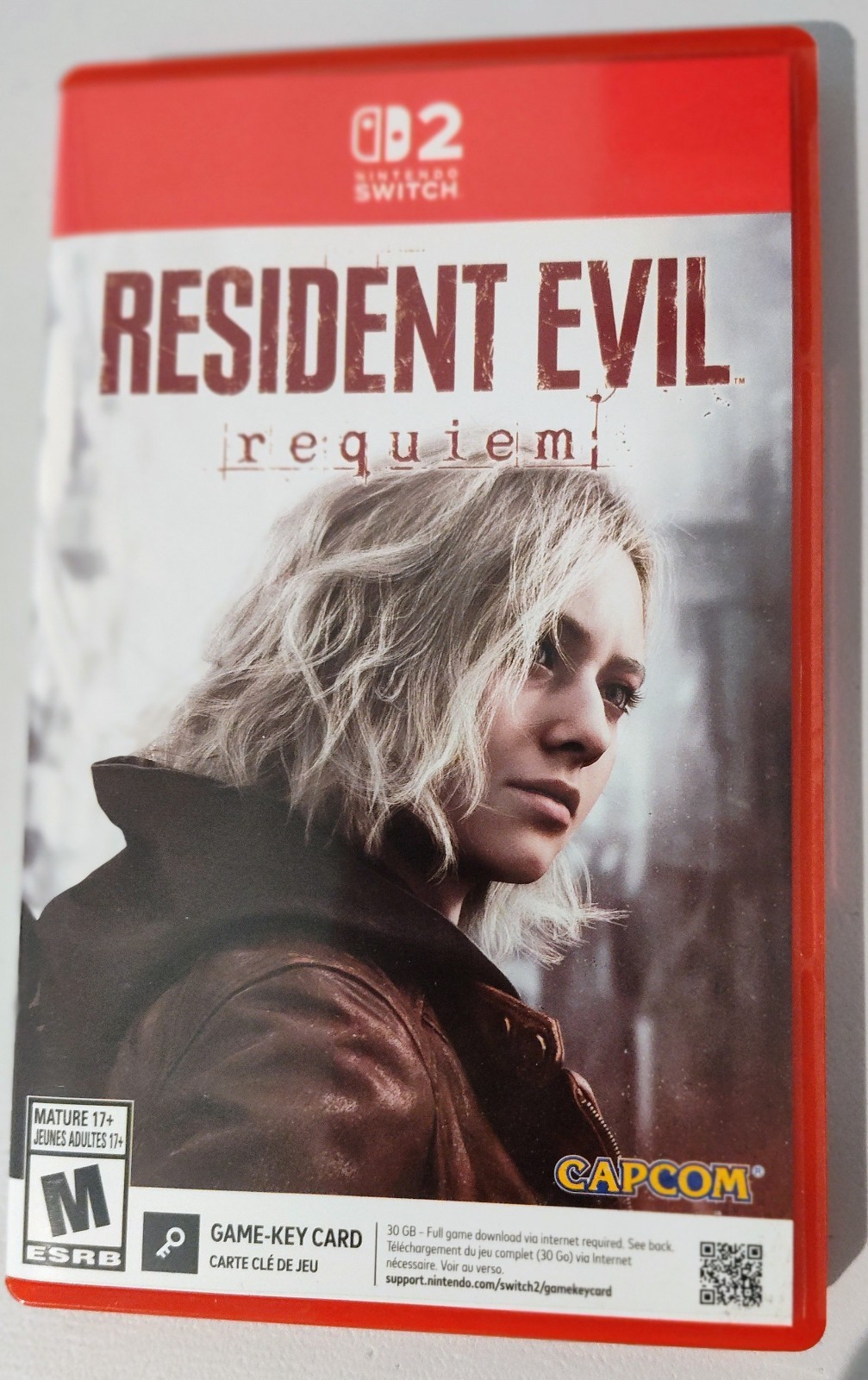 Resident Evil Requiem Nintendo Switch 2 Game w/ DLC Bonus Capcom Adult Owned